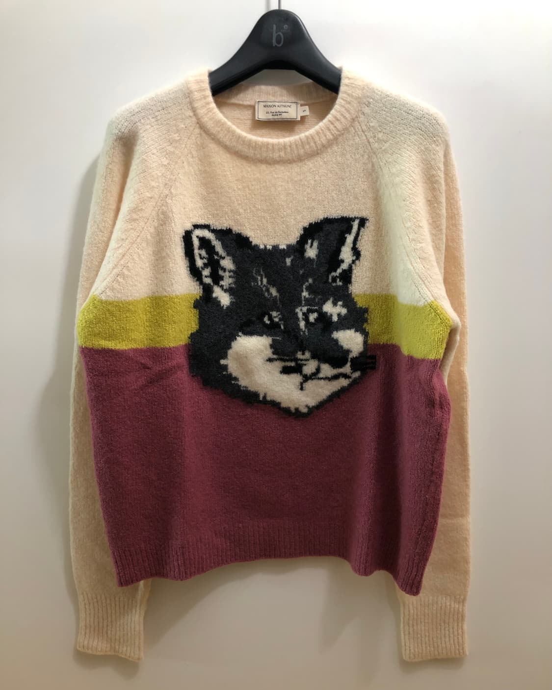 [S] 메종키츠네 폭스헤드 니트 상품이미지1