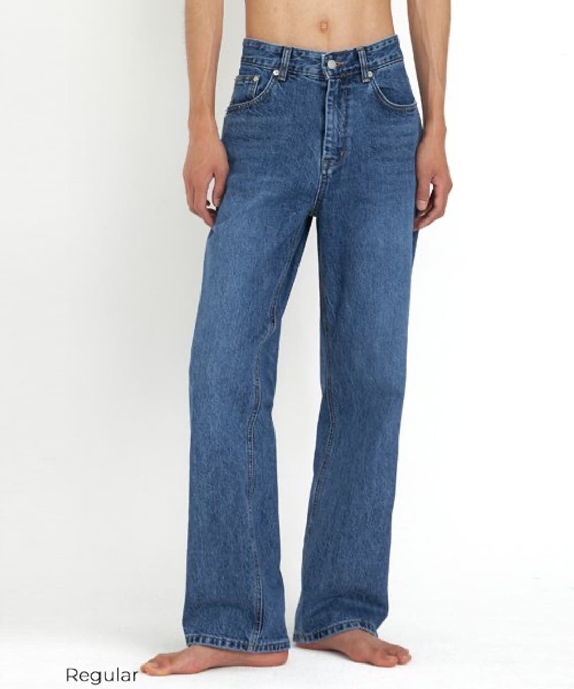 YOUTH 유스 스트레이트 데님 미디엄 블루 L사이즈 상품이미지2