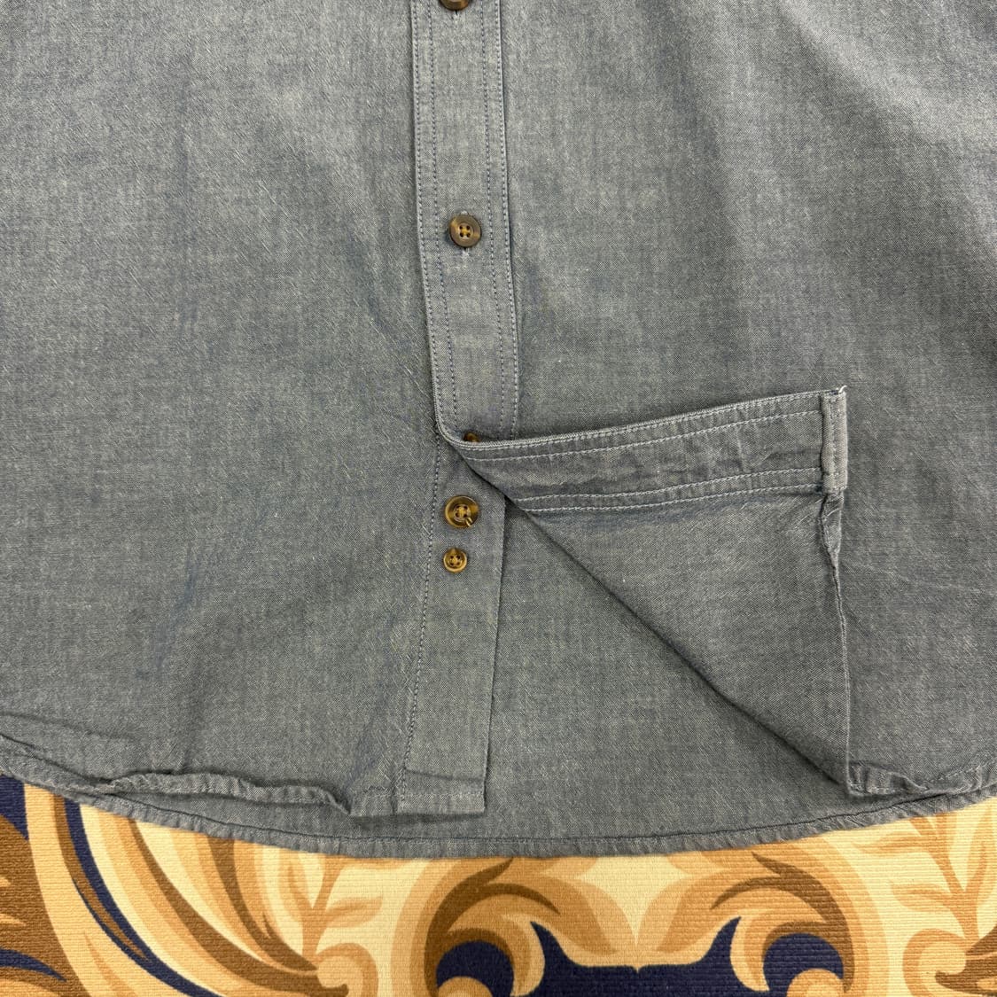 (L)칼하트 Carhartt 루즈핏 샴브레이 셔츠 상품이미지5