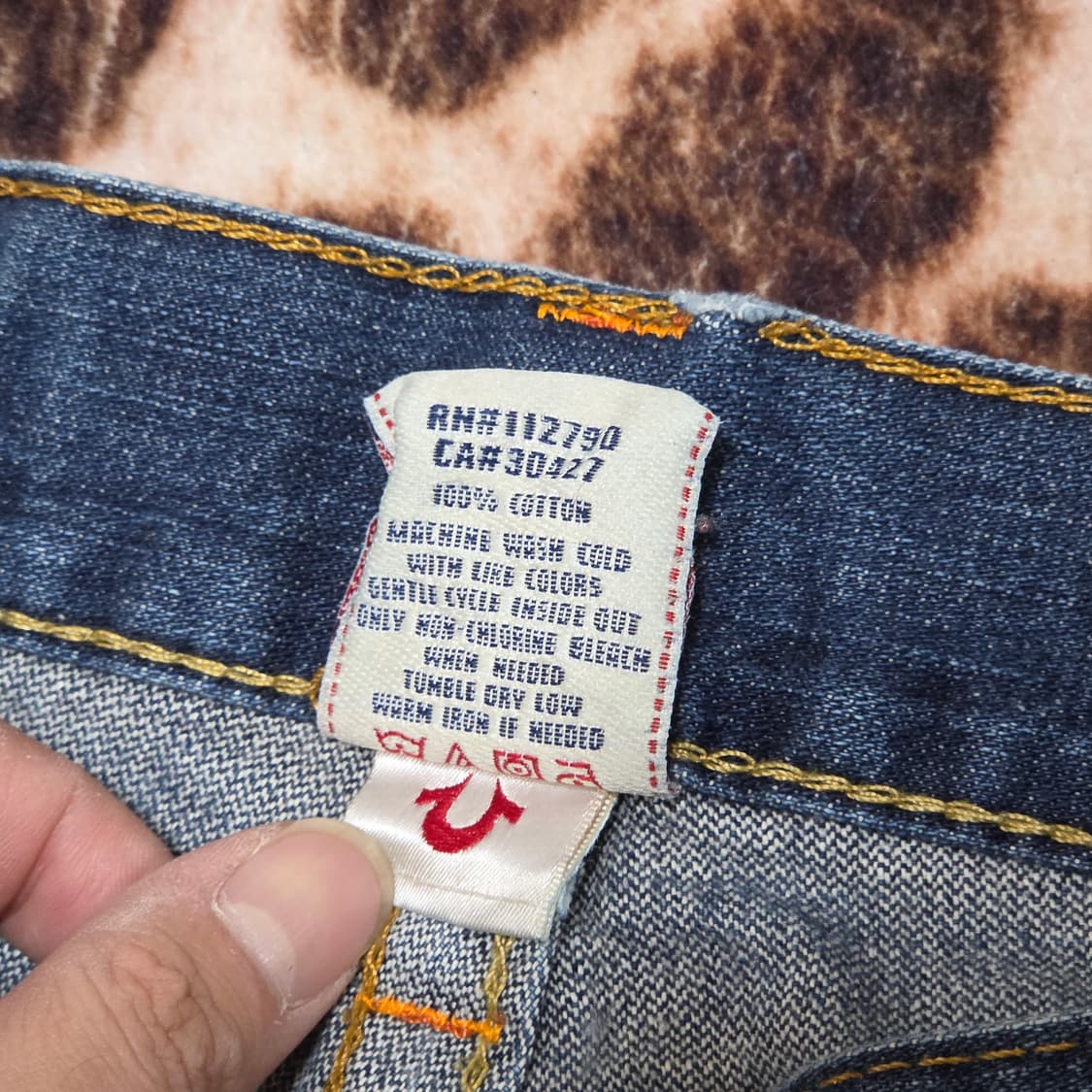 트루릴리전 빌리 중청 워싱 데미지 데님 팬츠 상품이미지10