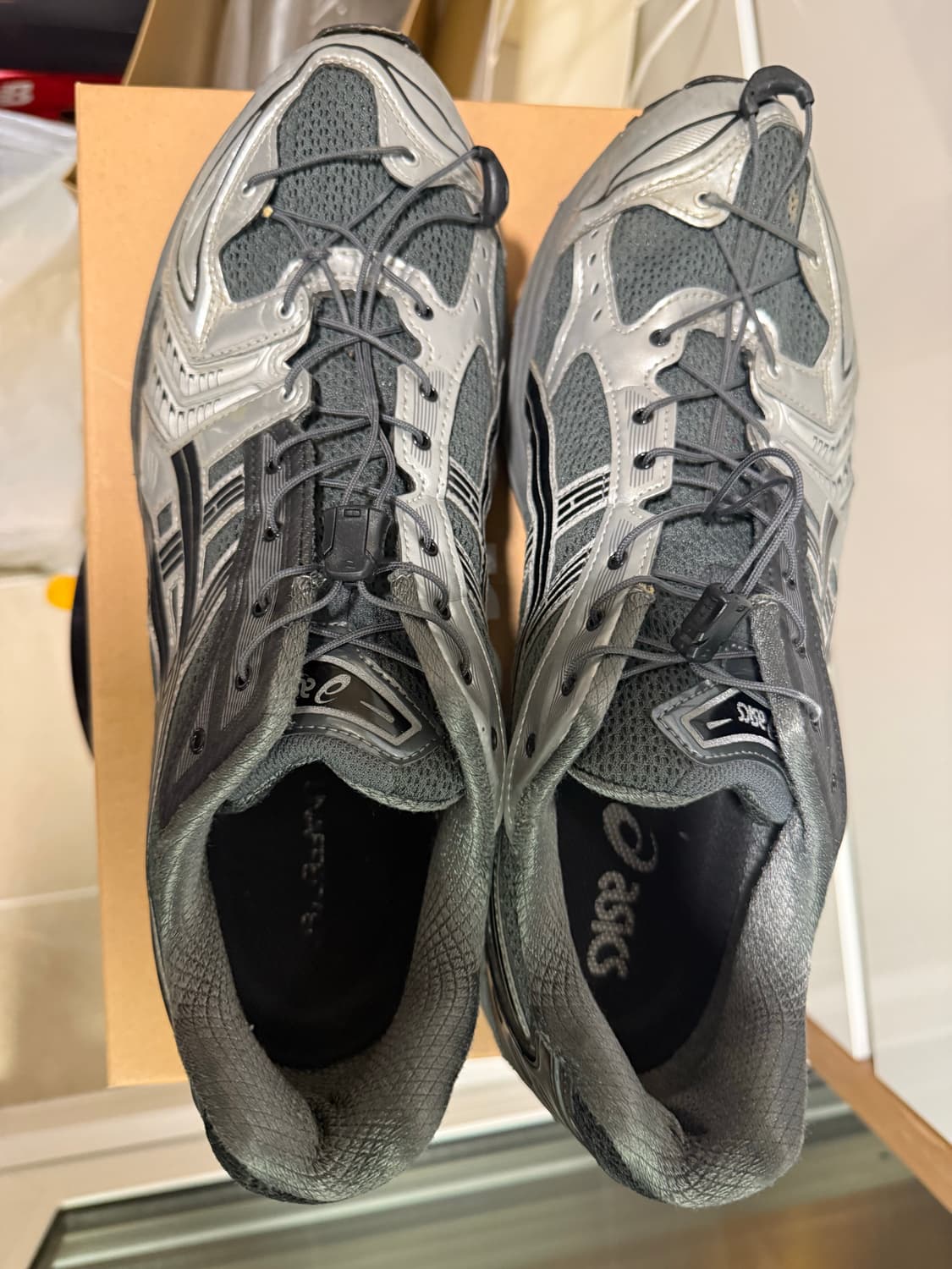 아식스 x 언어펙티드 젤 카야노 14 실버문 (300) 상품이미지3