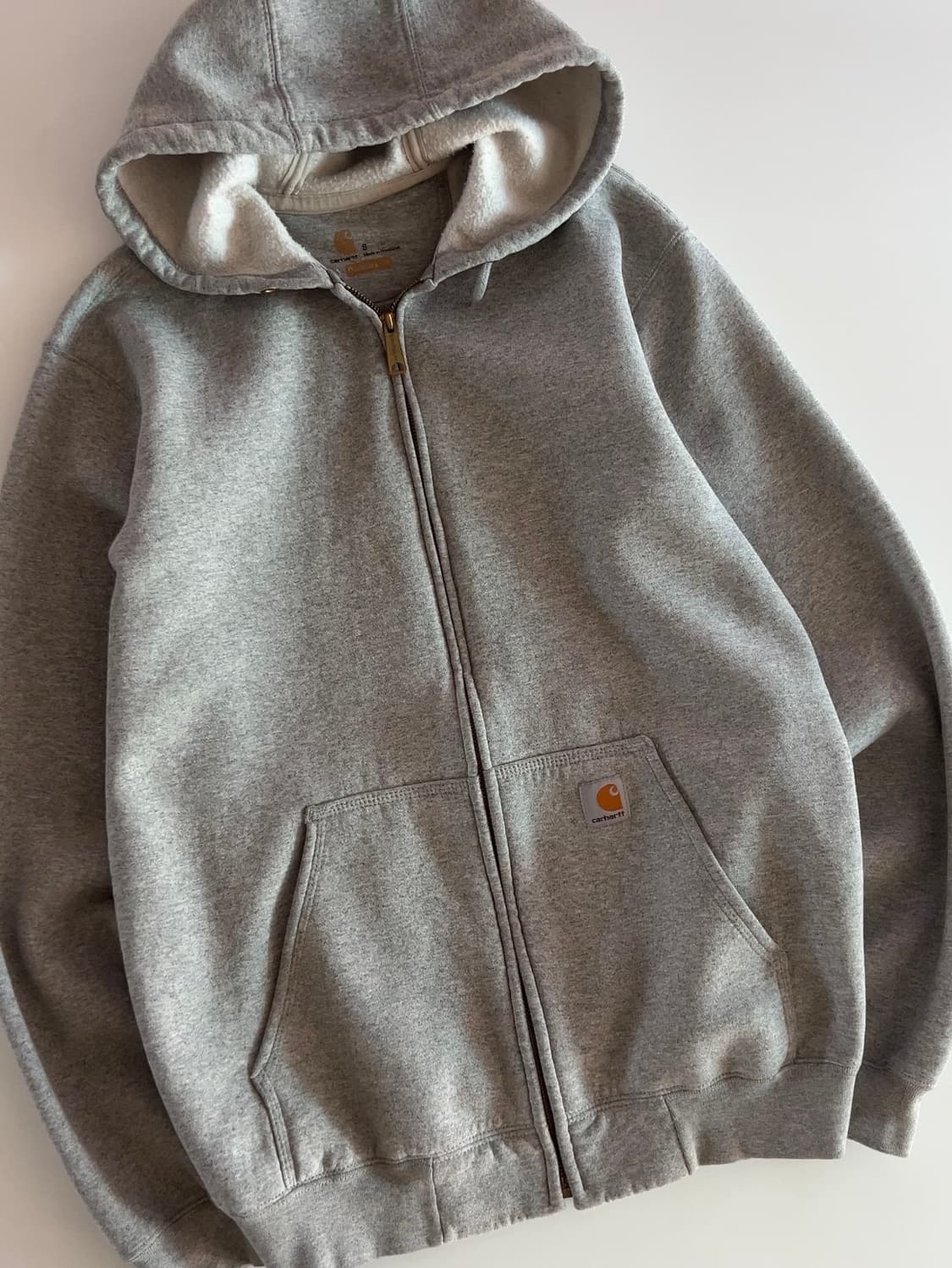 칼하트 그레이 후드집업 S 상품이미지2