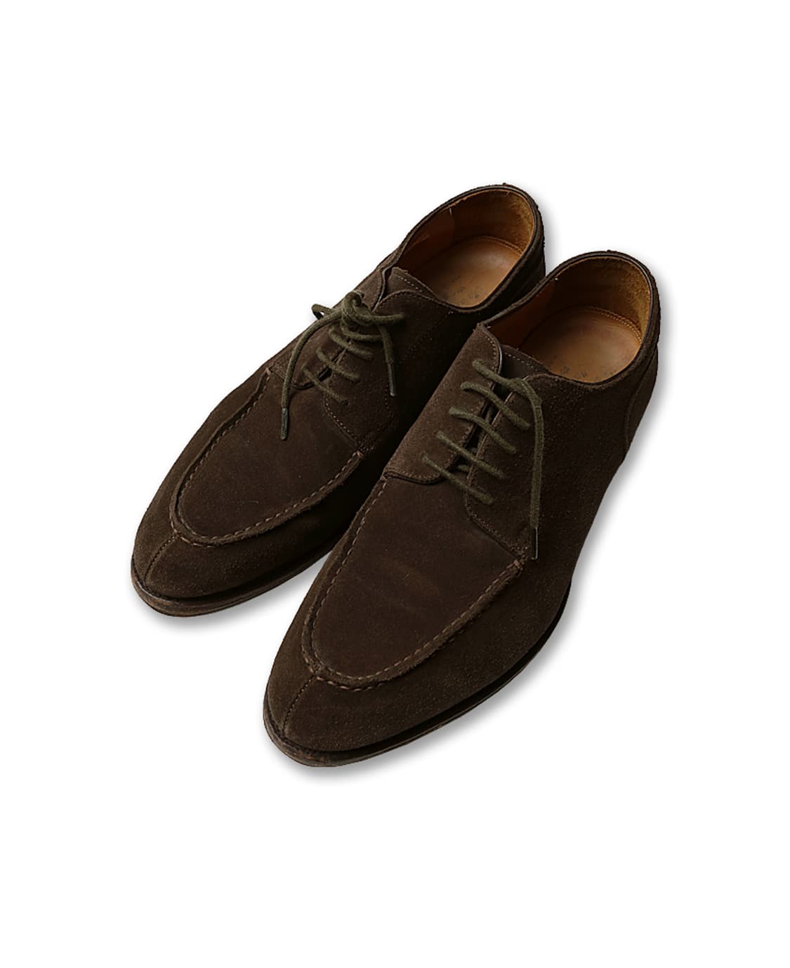 엔조 보나페 [Enzo Bonafe] 다크 브라운 스웨이드 레더 유팁구두 상품이미지1