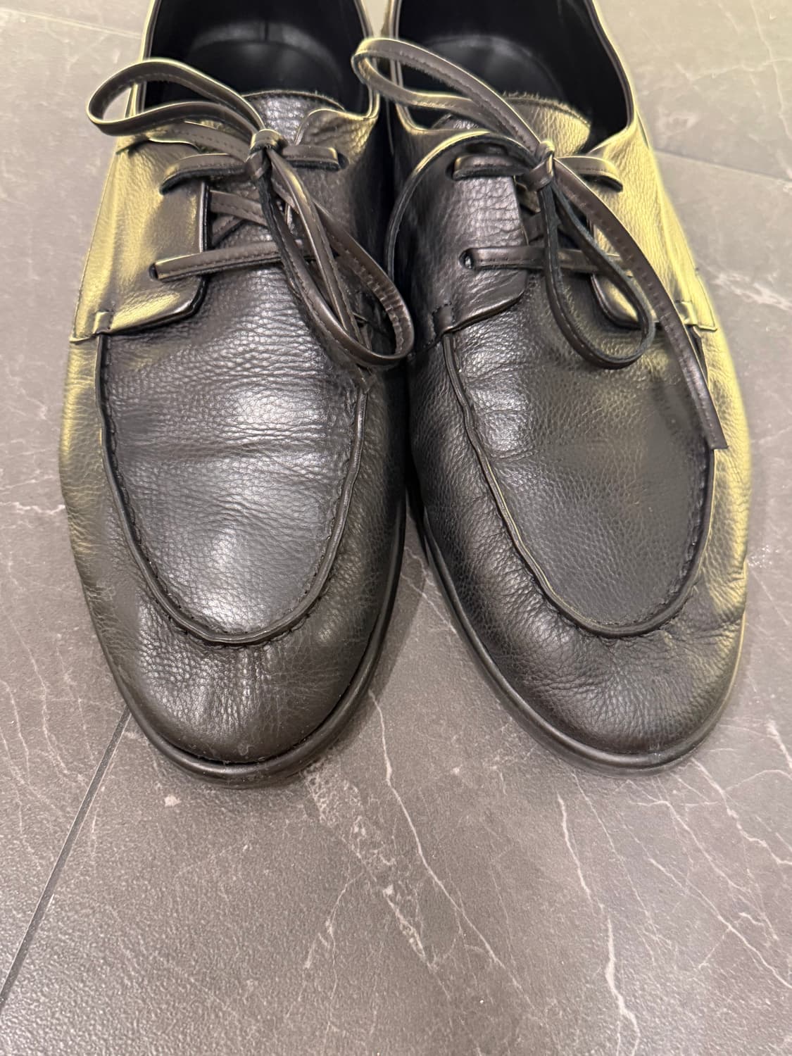 오라리 소프트 레더 보트 덱 슈즈 상품이미지5