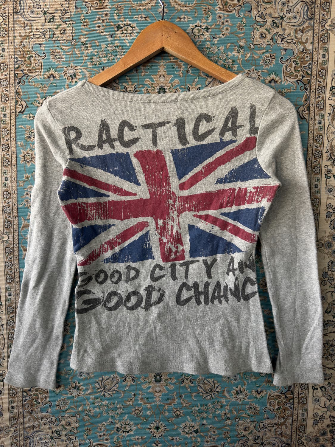 JPN Y2K 롤링스톤스 그래픽 롱슬리브1615 상품이미지2