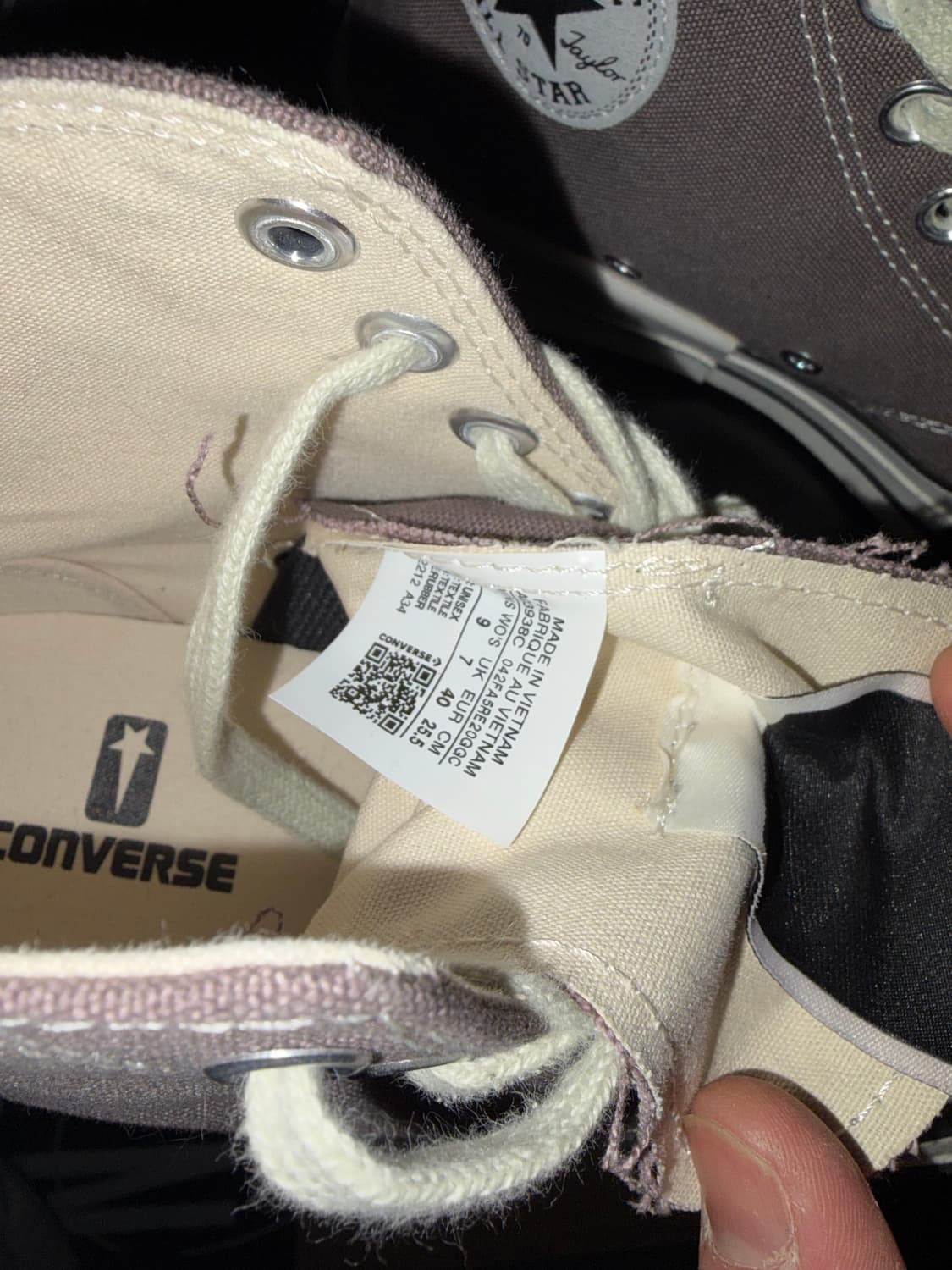 컨버스 다크쉐도우 터보 하이 그레이 상품이미지3