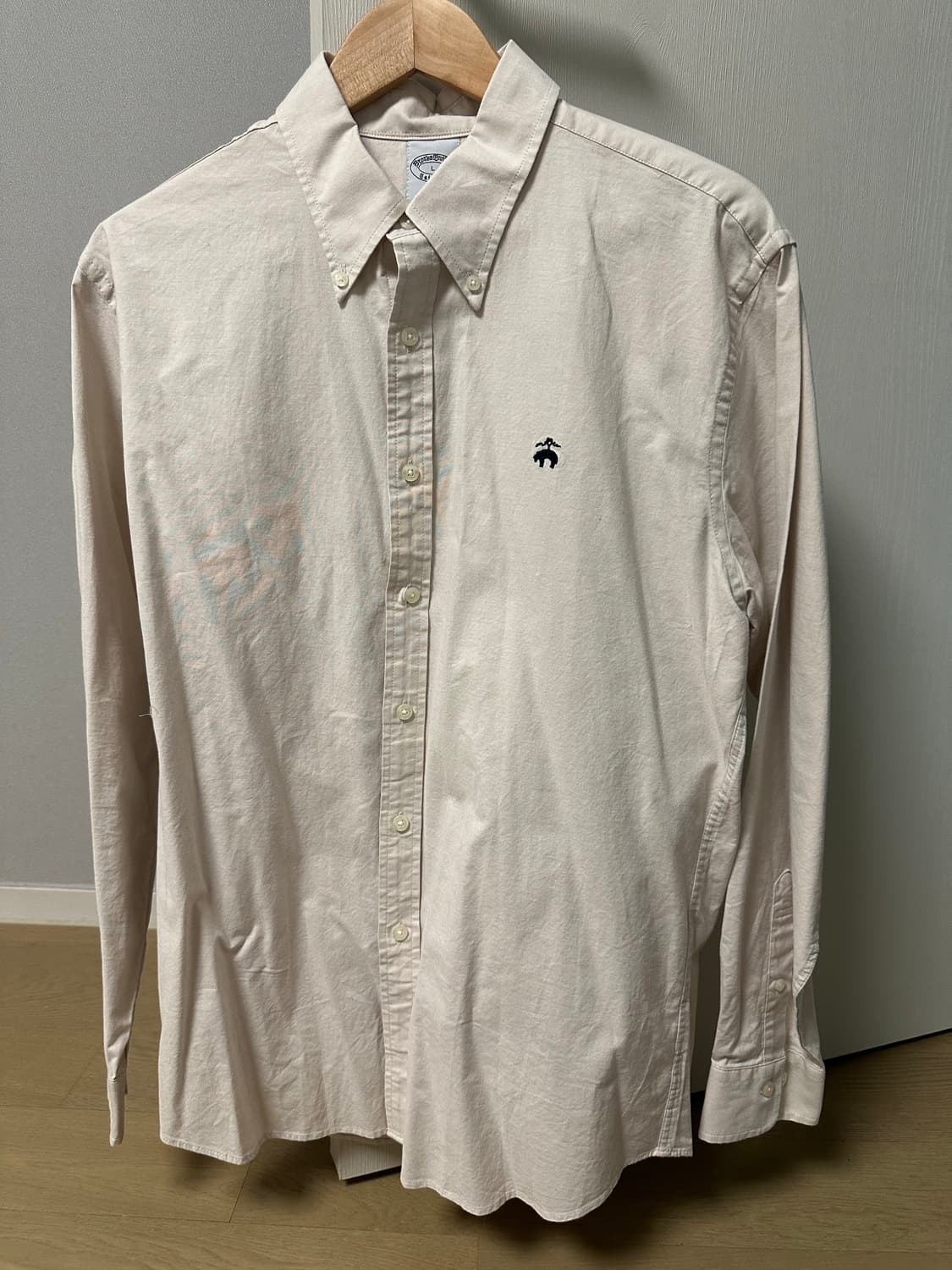 브룩스브라더스 크림 코튼 셔츠[L] 상품이미지2