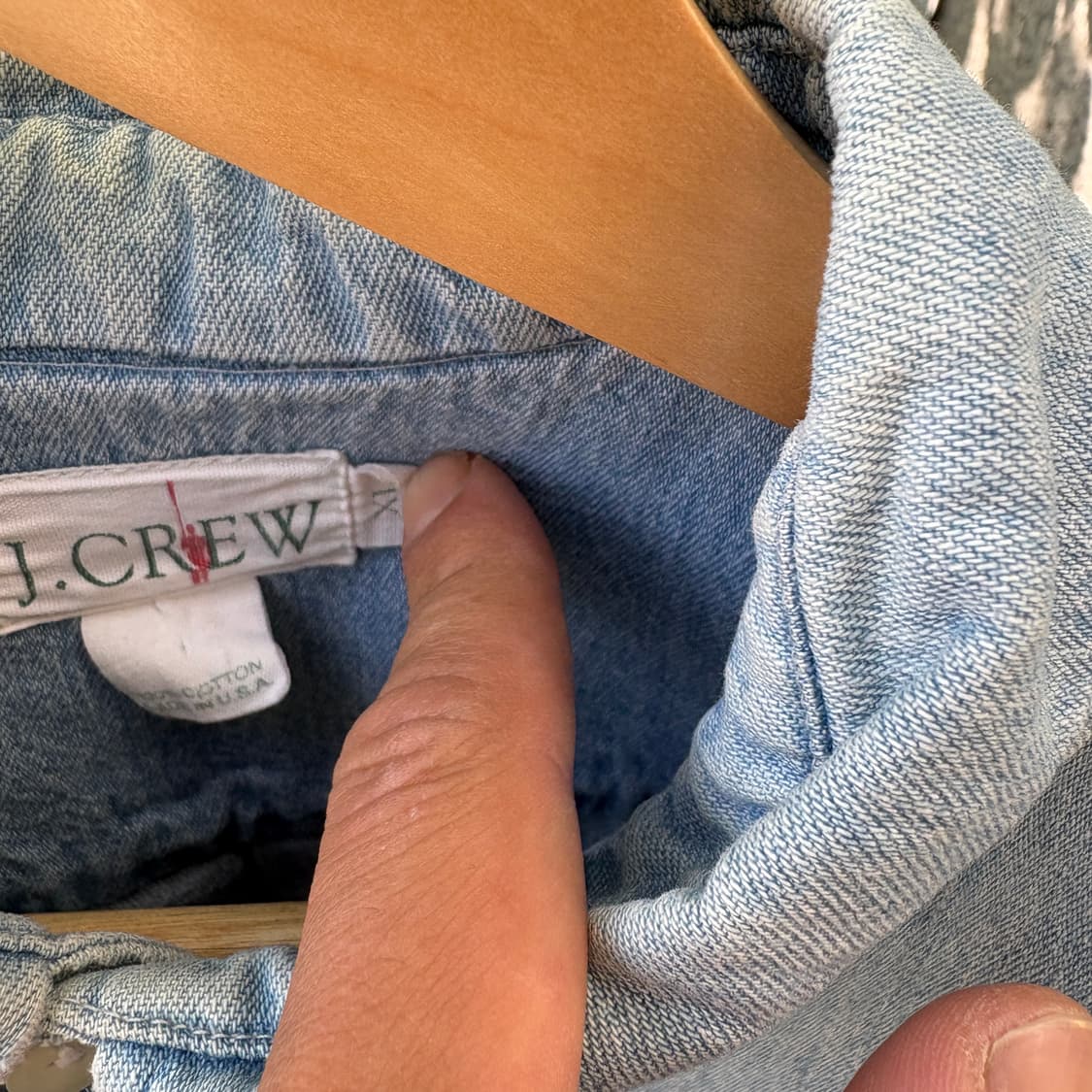 제이크루 데님셔츠 made in u.s.a 상품이미지3