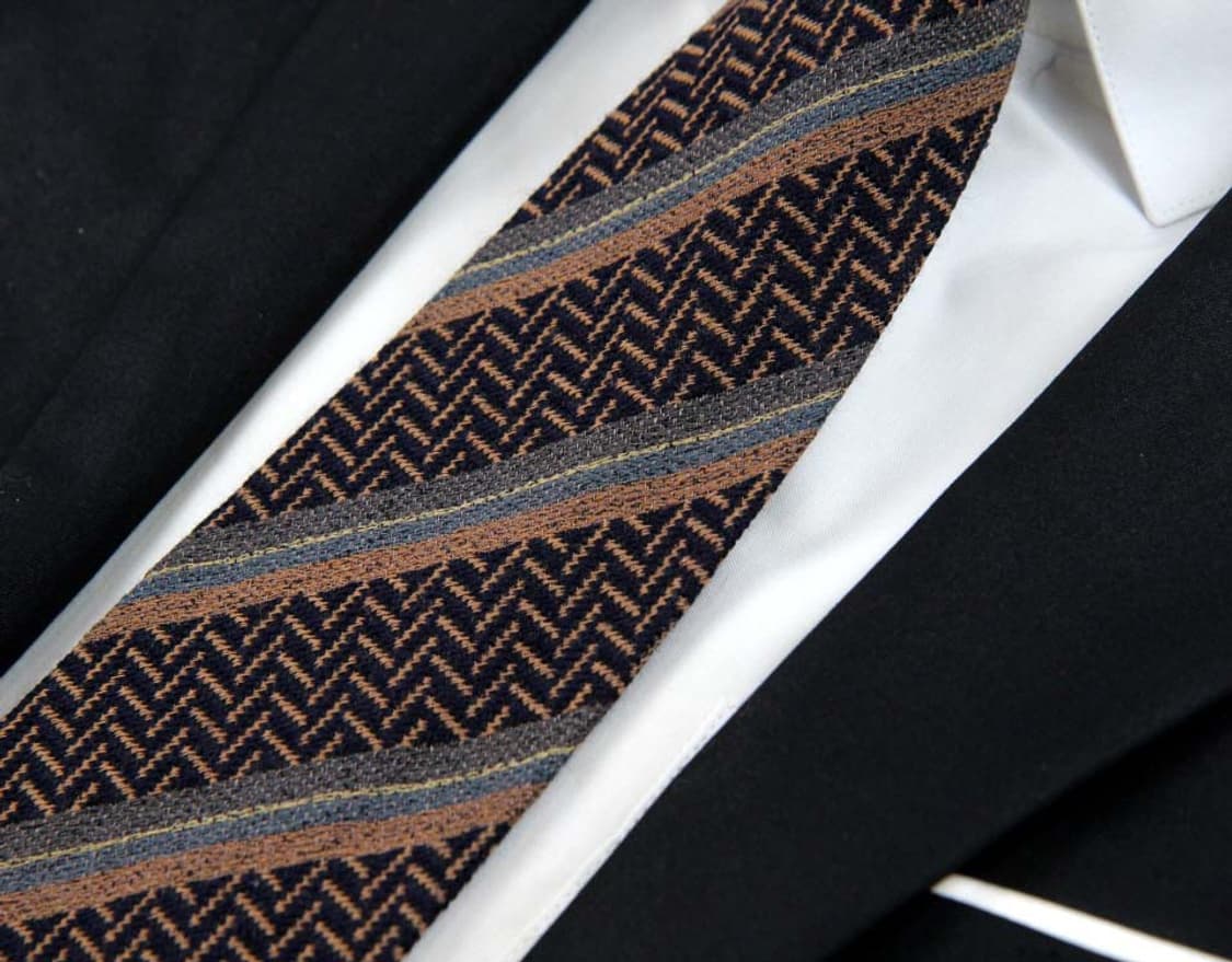 돌체엔가바나 9.8cm A+등급 울 니트 클래식 남자 명품 넥타이 상품이미지5