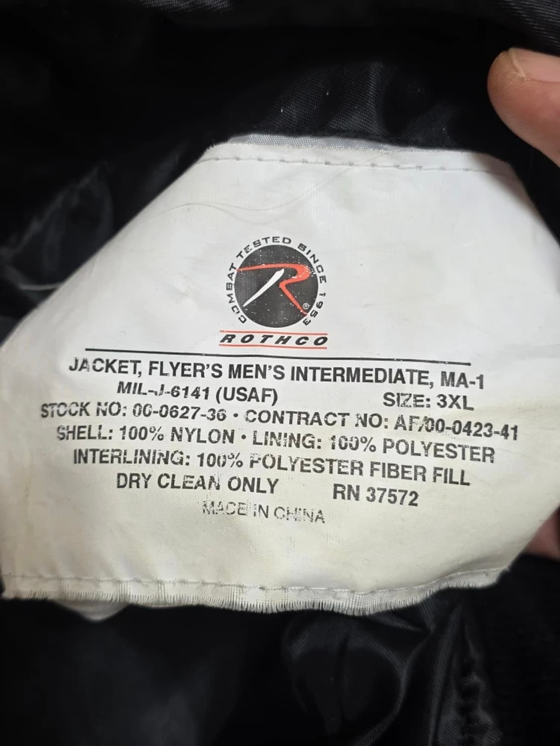 로스코 ma-1 항공자켓 블루종 3XL 상품이미지9