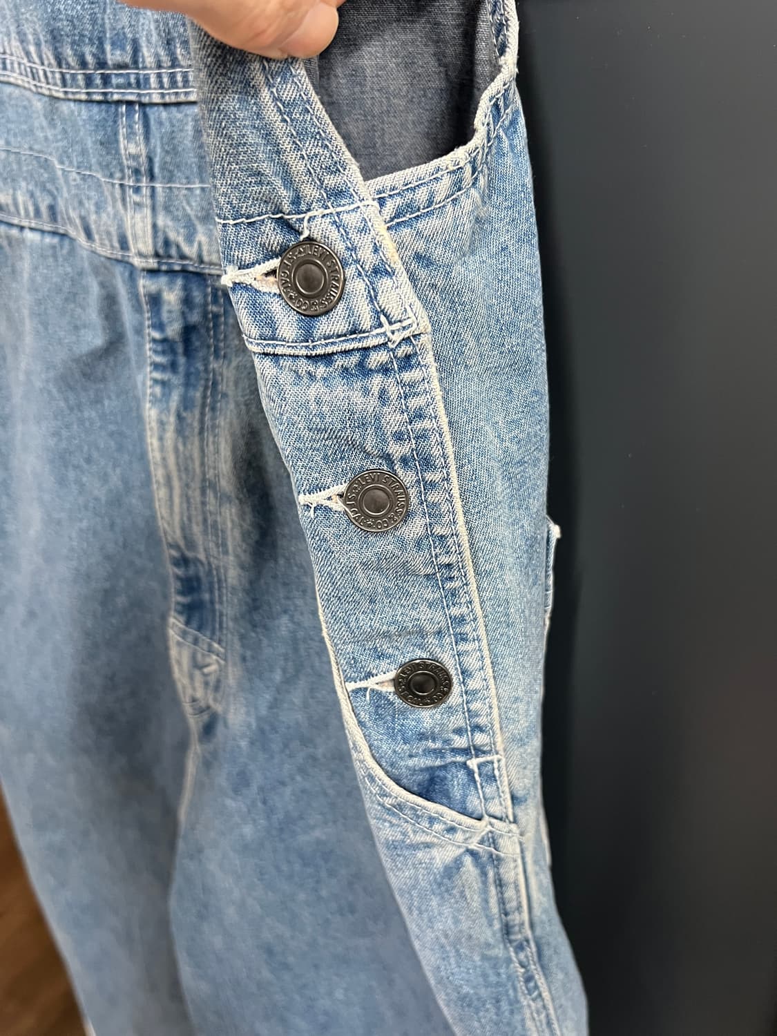 Levis Silver Tab 리바이스 실버탭 데님 멜빵 오버롤 상품이미지4