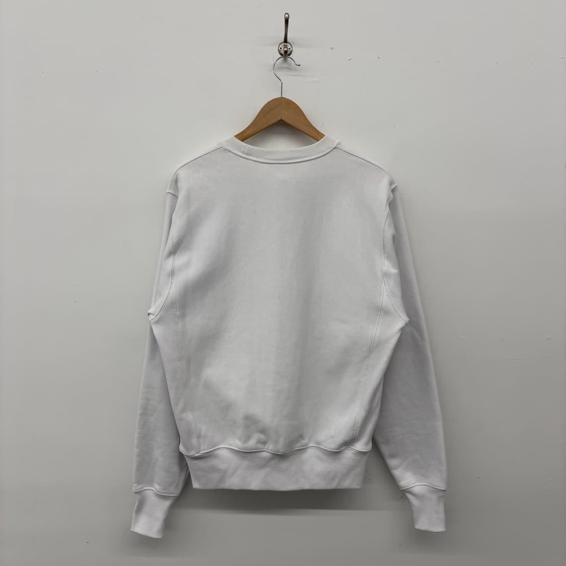 챔피온 리버스위브 맨투맨 화이트 남L 상품이미지7