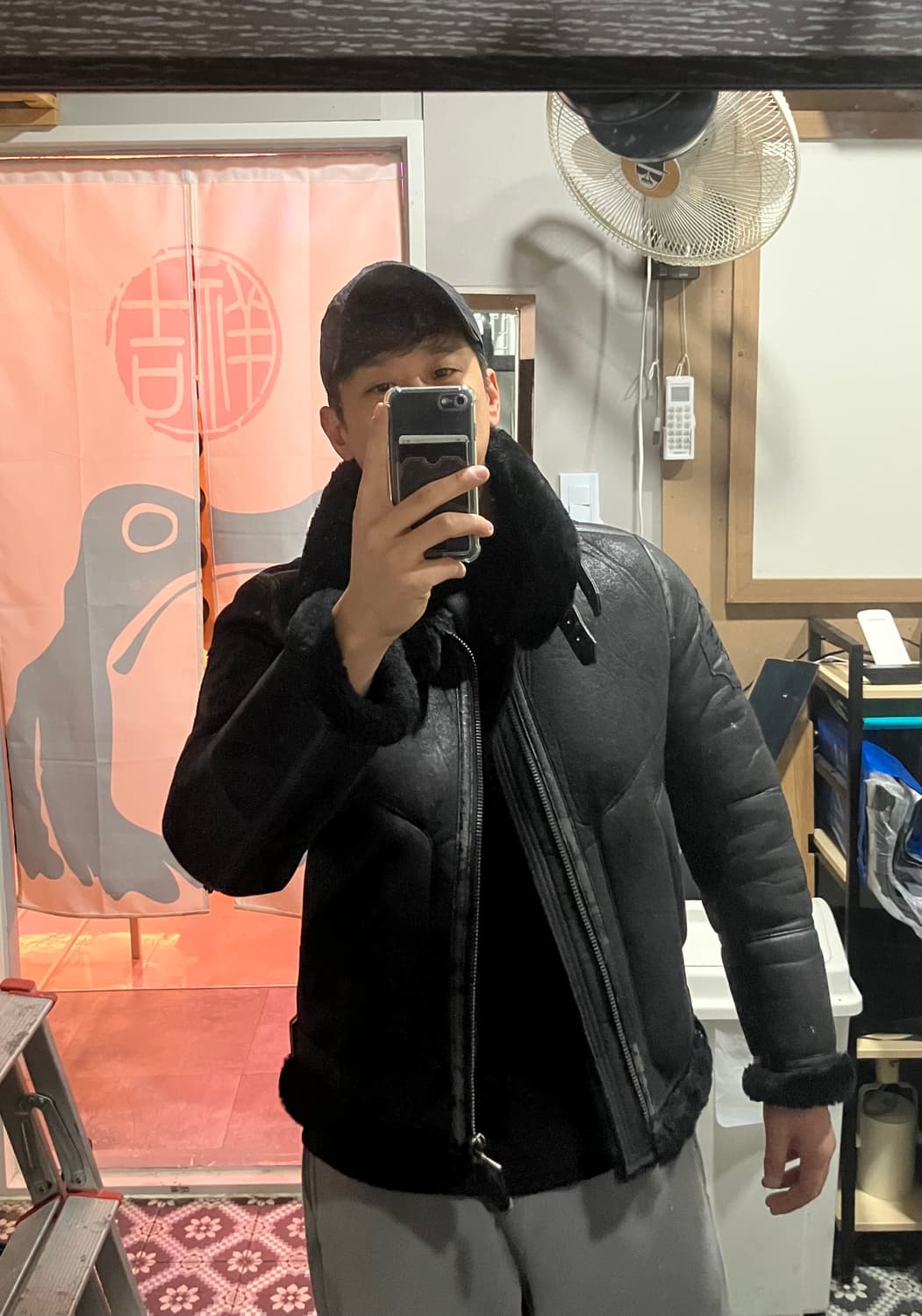 올블랙 B-3 무스탕 (버커루) 상품이미지4