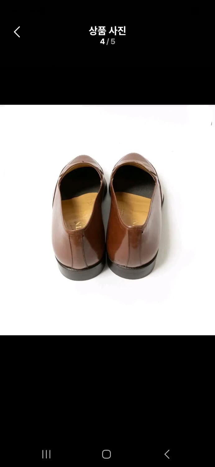 [랑방]여성 클래식 브라운 태슬로퍼  250mm(컨디션상) 상품이미지3