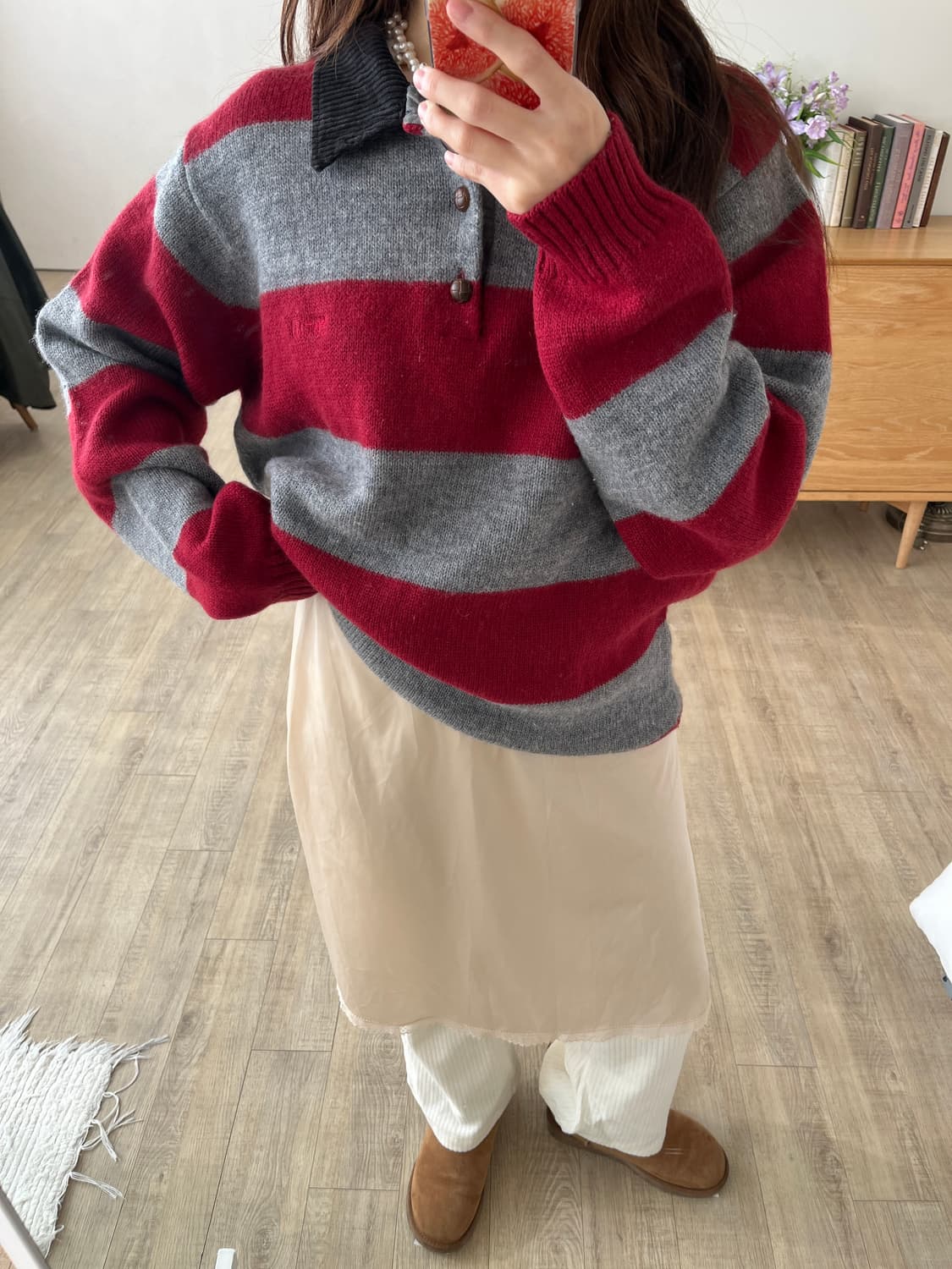 Crimson Rugby Knit 상품이미지3