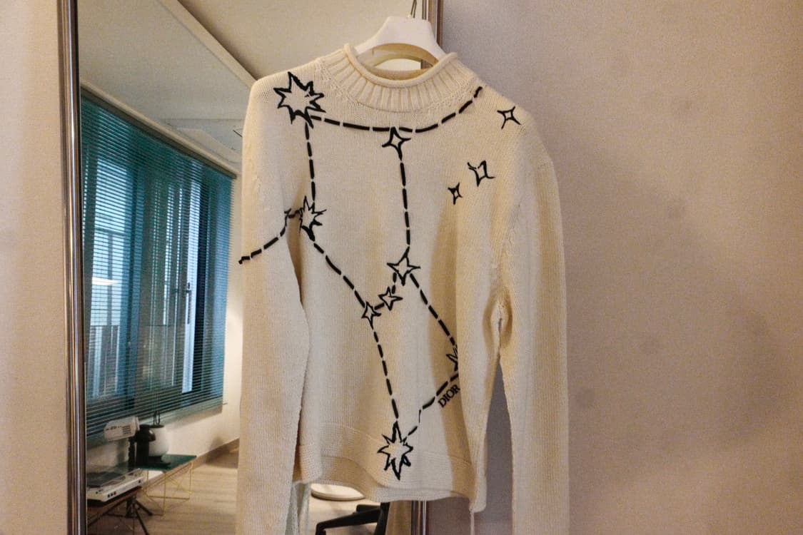 디올 조디악 니트 에크루 L 상품이미지1