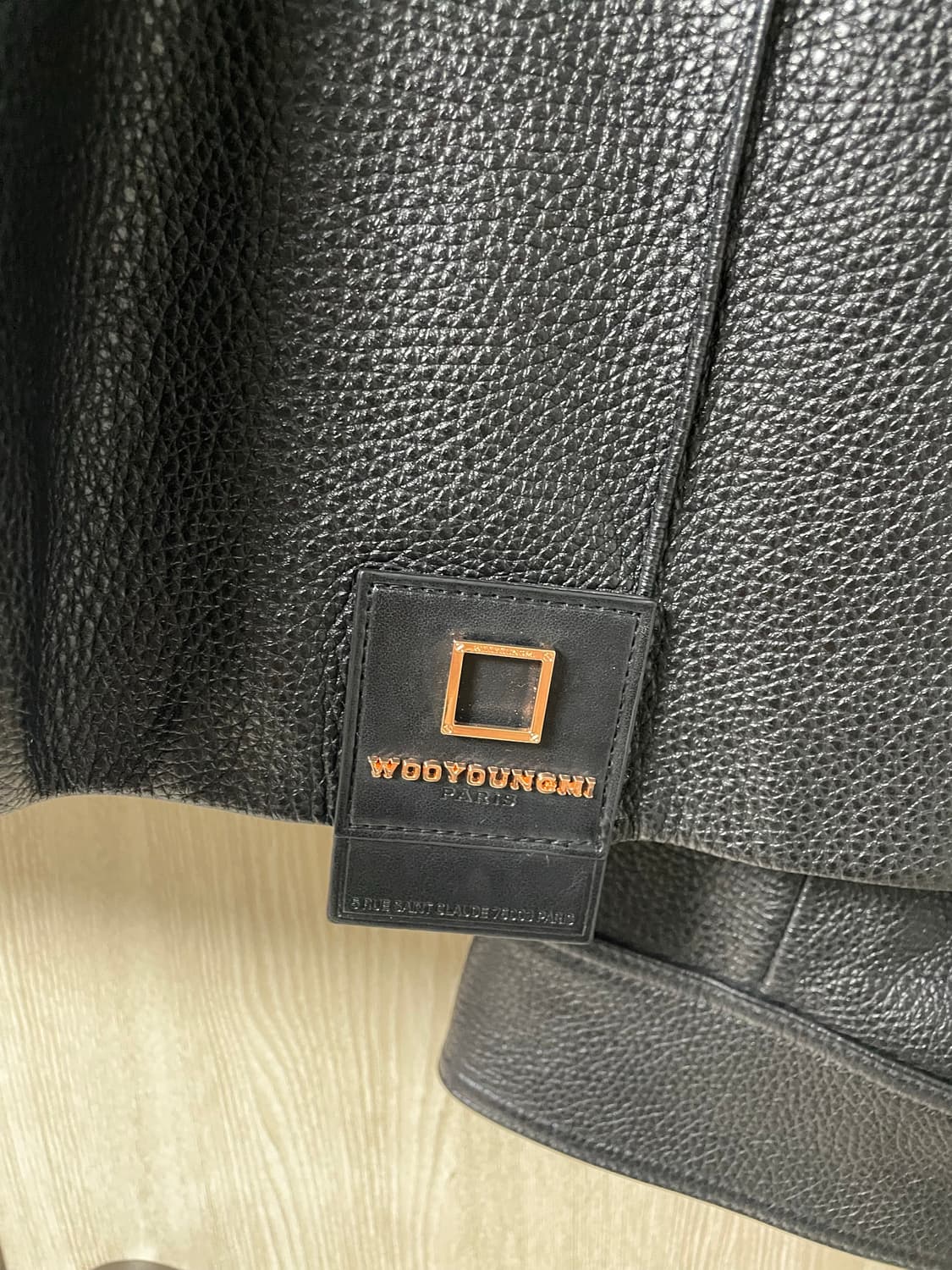 50사이즈, 우영미 21fw 사슴 가죽자켓 블랙 상품이미지7