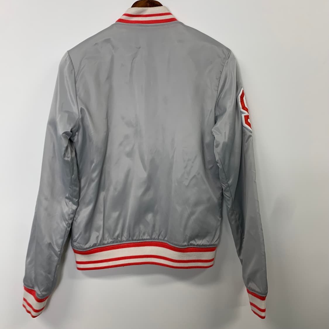 나이키 00s 실버 봄버 바시티 자켓 상품이미지4