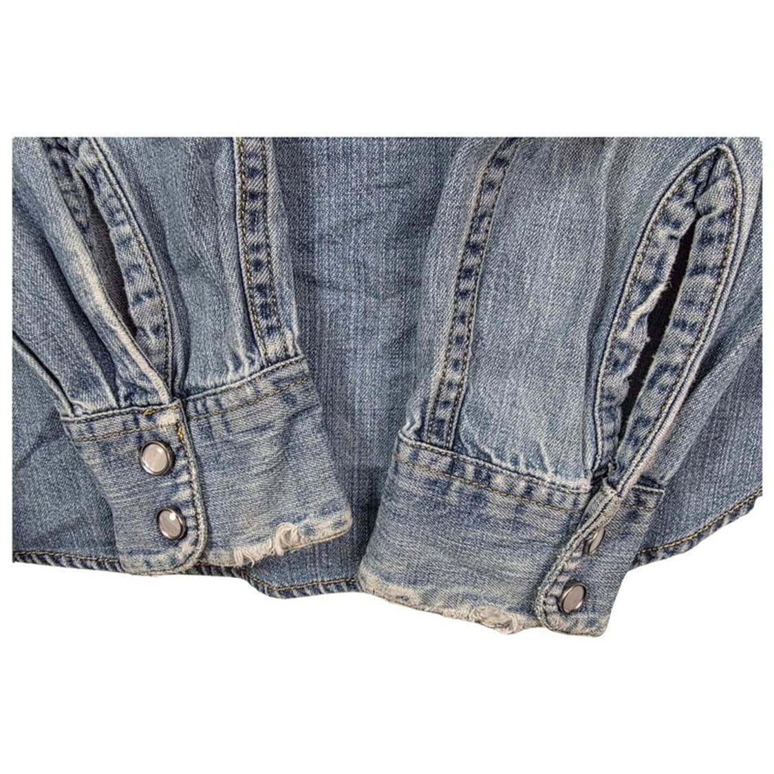 리바이스 웨스턴 데님 셔츠 청남방 M 상품이미지7