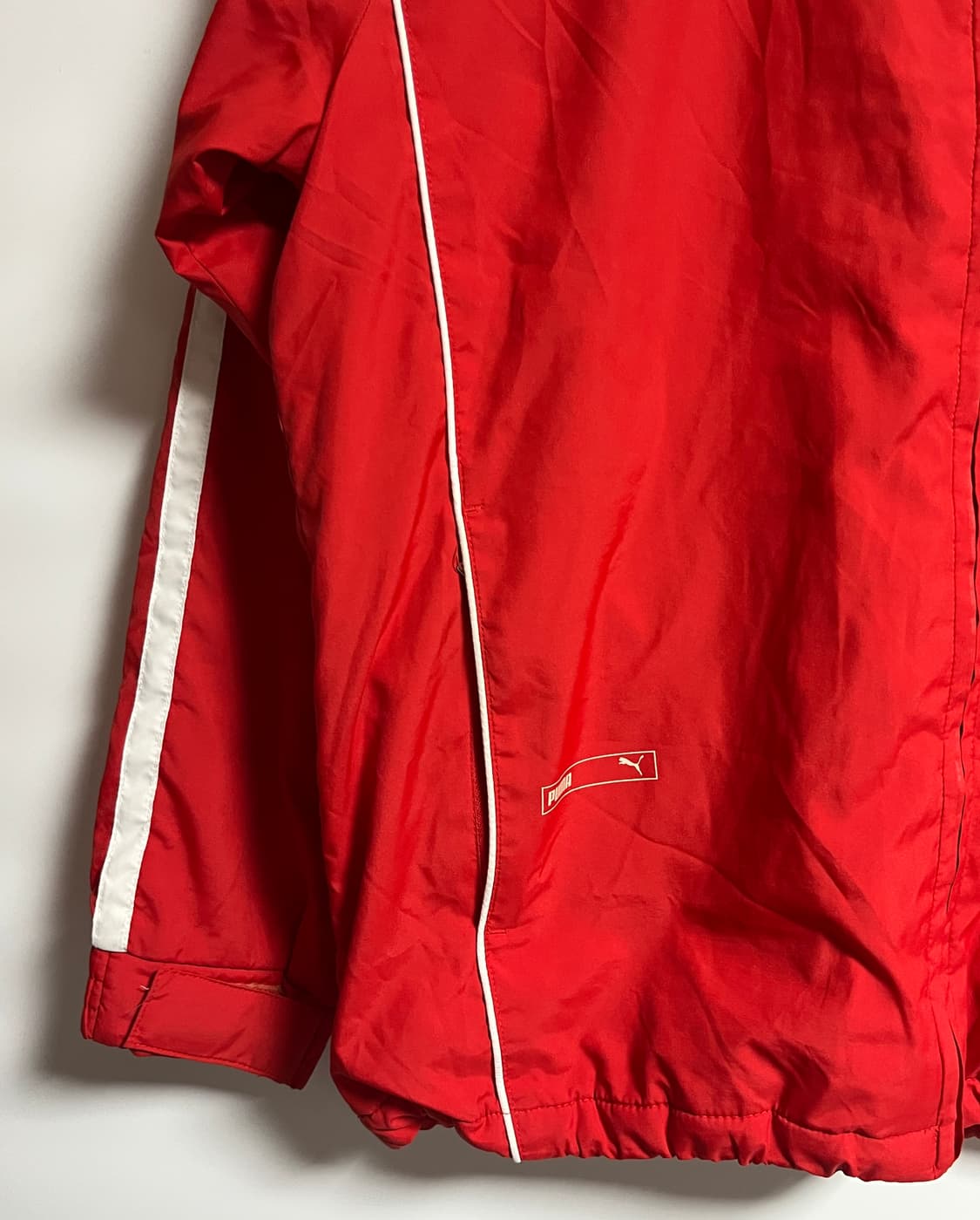퓨마 푸마 오버핏 퀄링 안감 트랙 바람막이 자켓 점퍼 M 상품이미지3