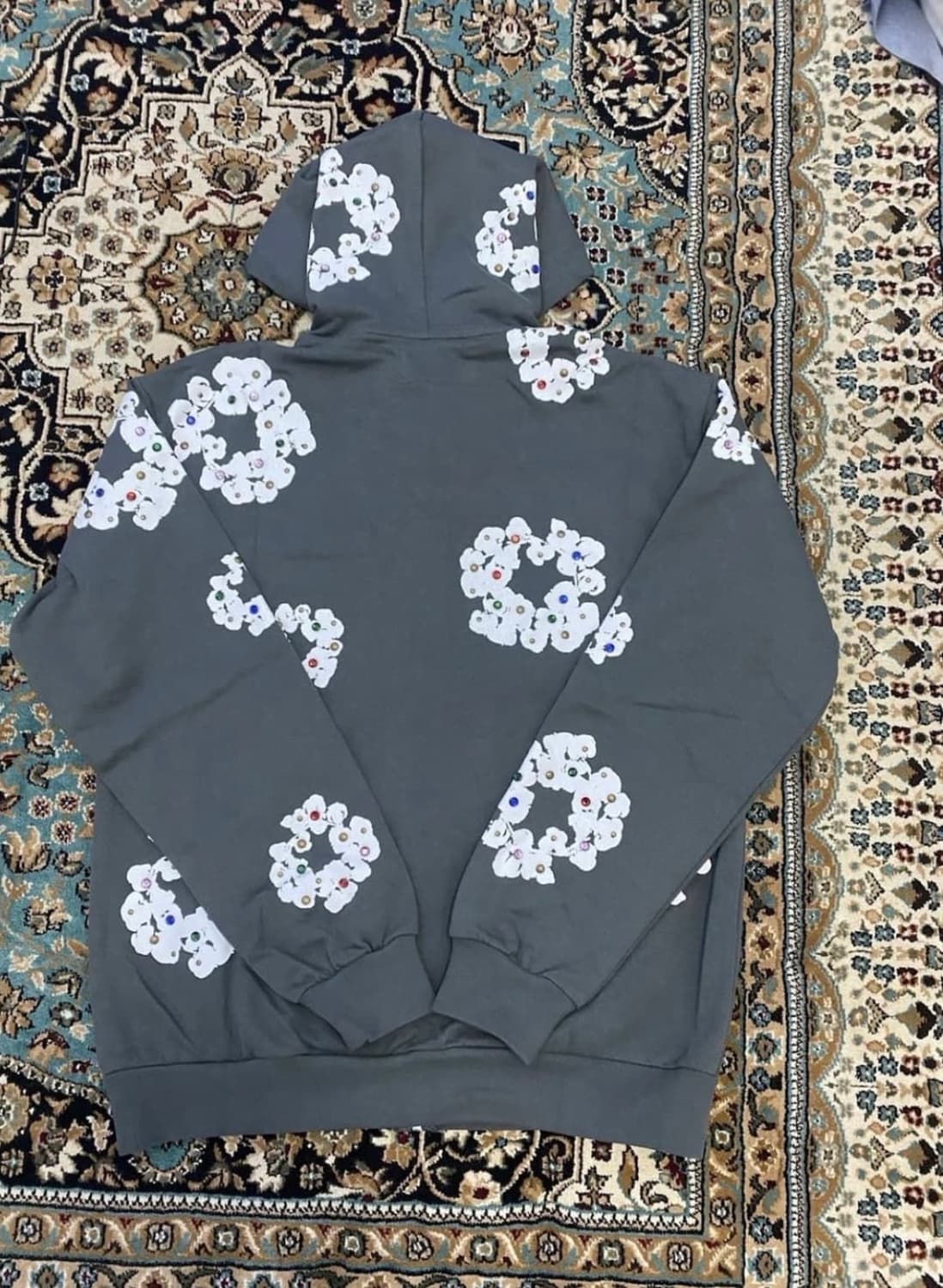 데님티어스 라인스톤 후드집업 m사이즈 상품이미지2