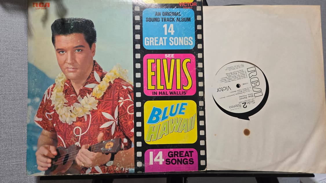 Elvis 엘비스 Blue Hawaii LP 중고엘피 희귀엘피 상품이미지3