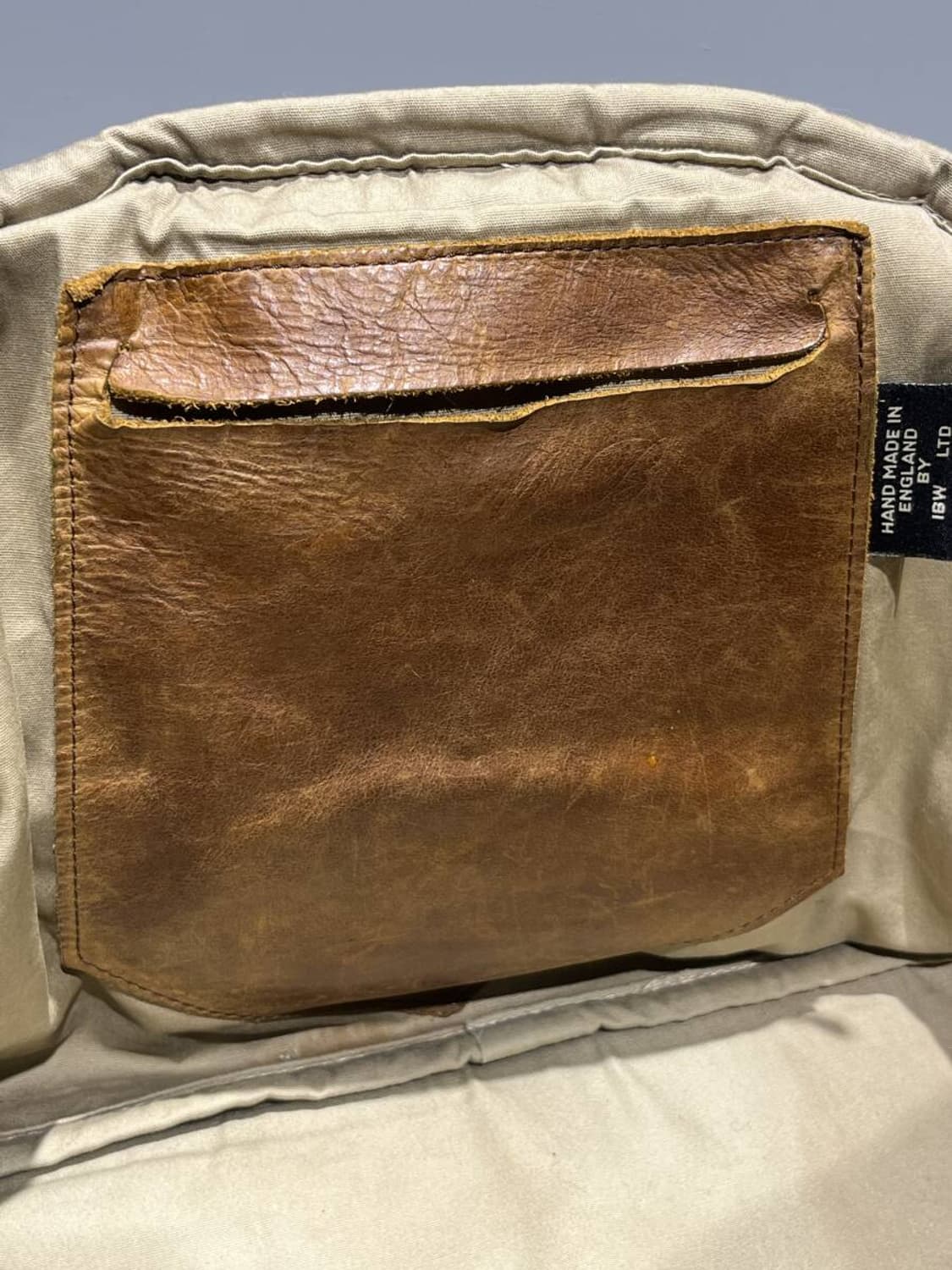 Jas M.B 빈티지가공 레더 볼링백 포터 장인 가죽 추천 상품이미지8