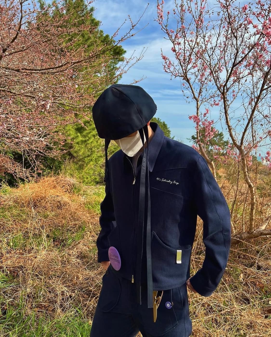 라프시몬스 - 19aw 더블 레이어드 스트랩 캡 상품이미지6
