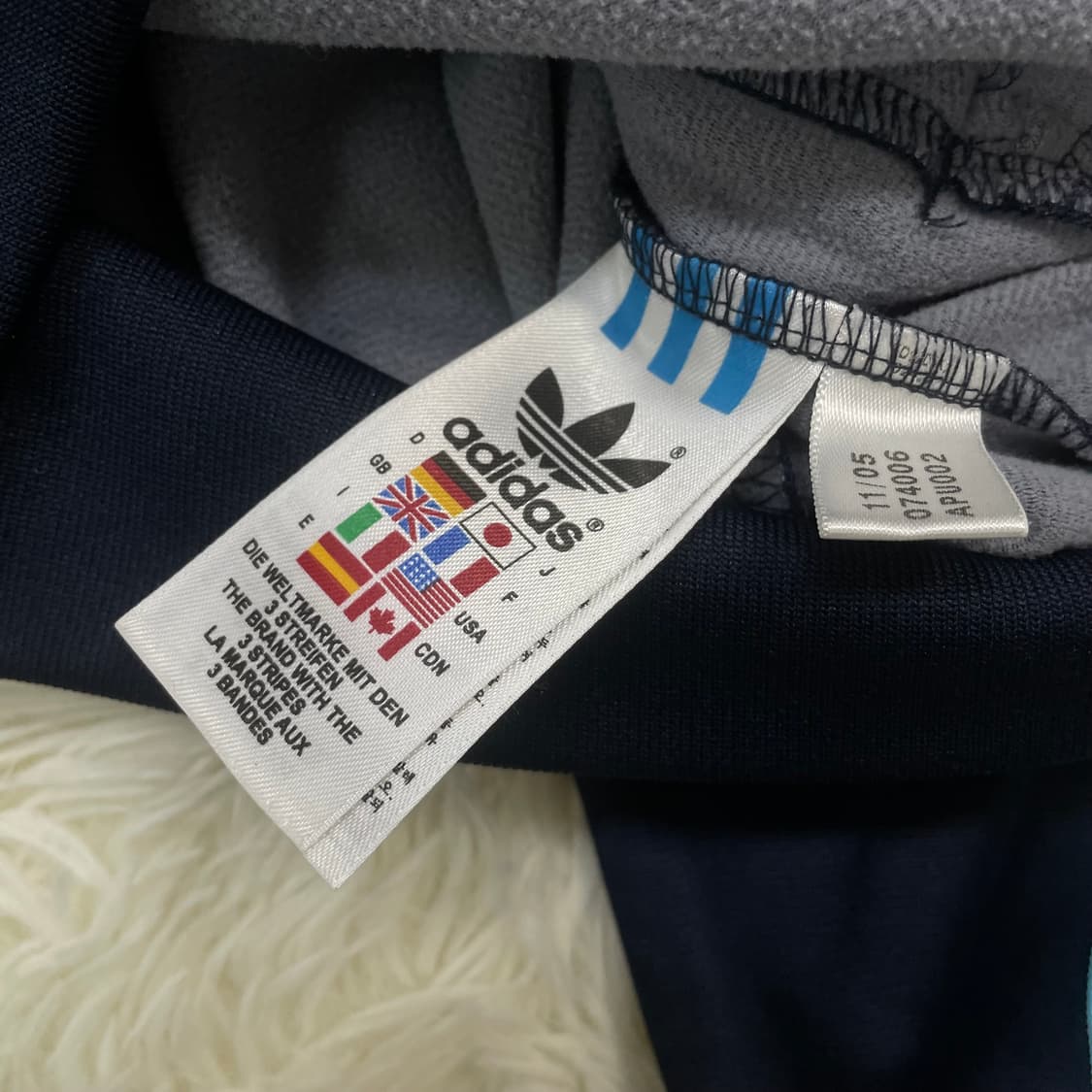 아디다스 슈퍼걸 트랙탑 져지 네이비 블루 상품이미지4