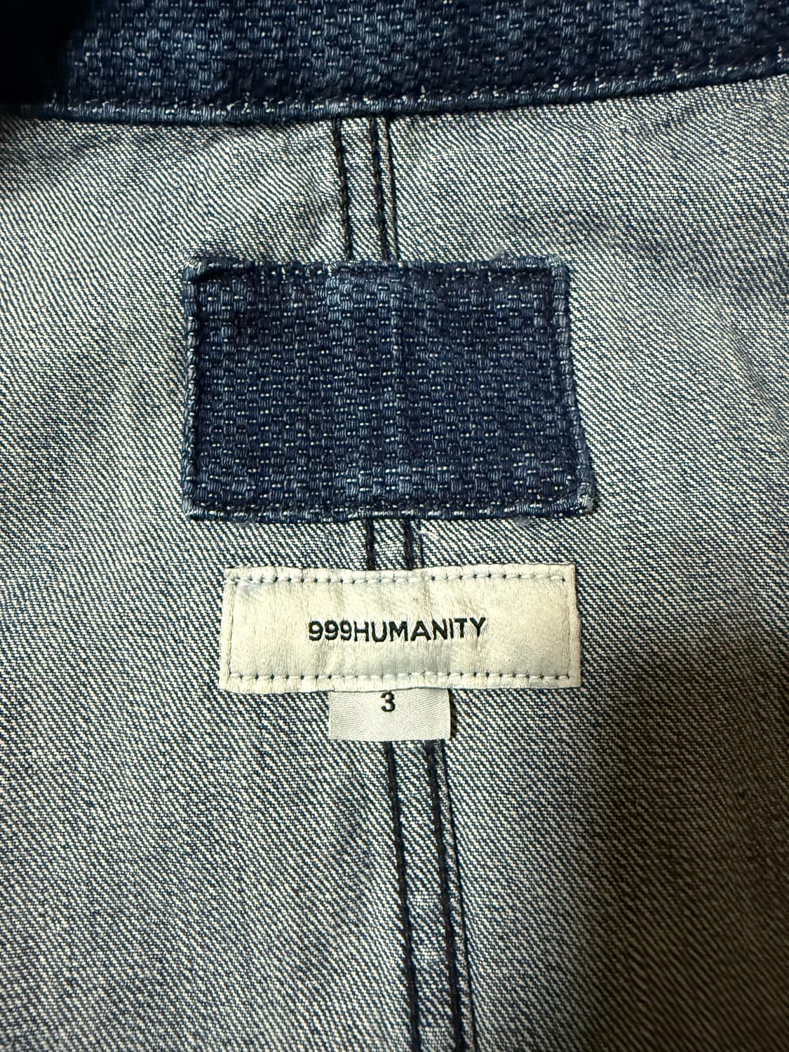 [3] 999휴머니티 오버사이즈드 데님 피쉬테일 피시테일 팝니다  상품이미지3