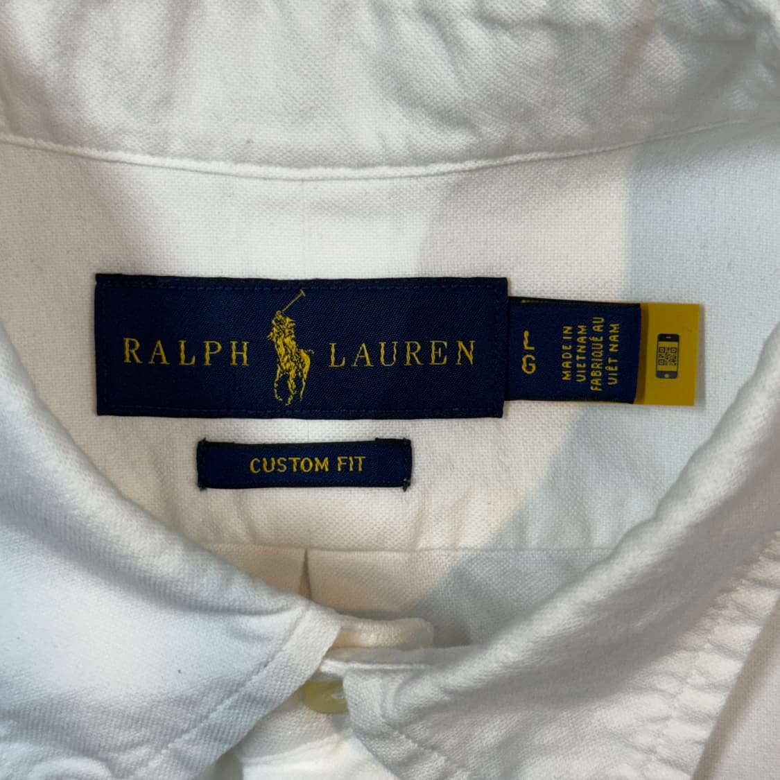 L) 폴로 랄프로렌 커스텀핏 옥스포드 셔츠 큐알탭 신형 T9 상품이미지6