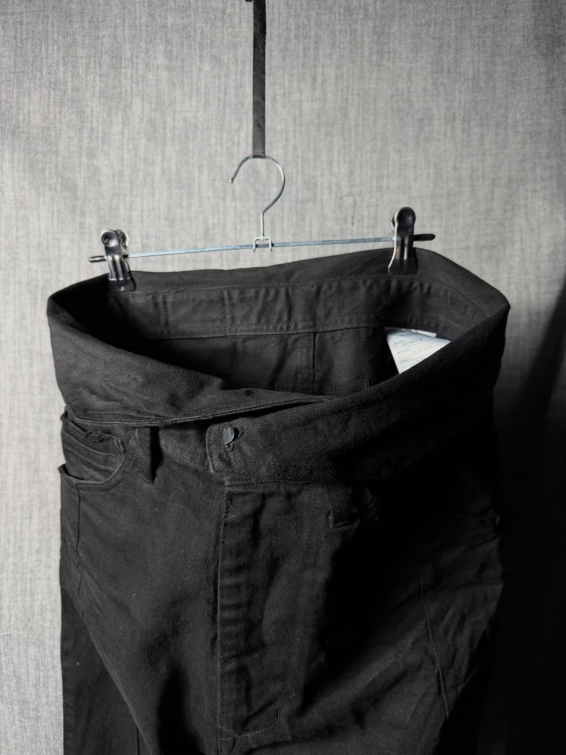 율리우스 커팅 데님블랙진 상품이미지6