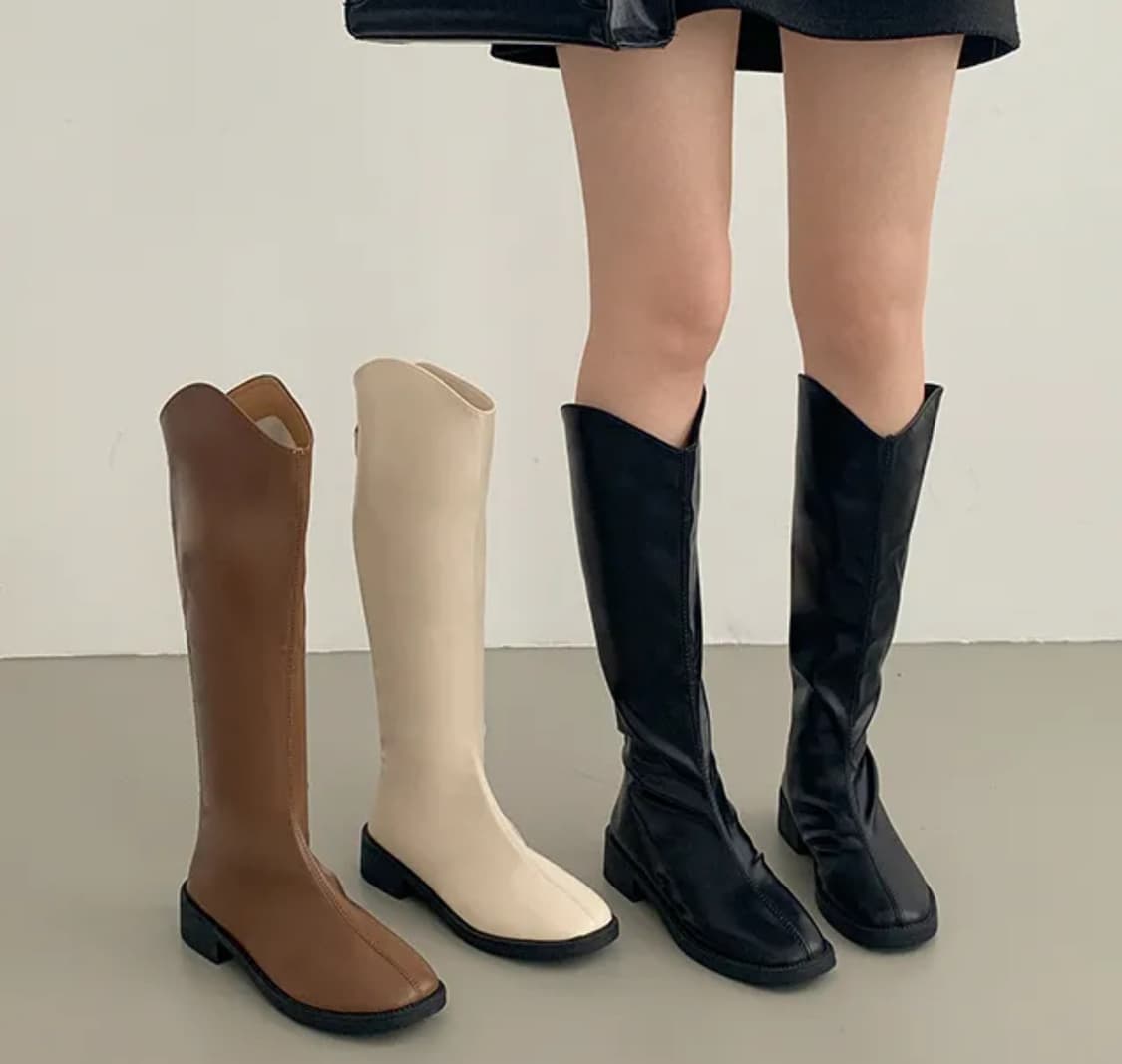 미사용 | 3cm굽 250 롱부츠 상품이미지1