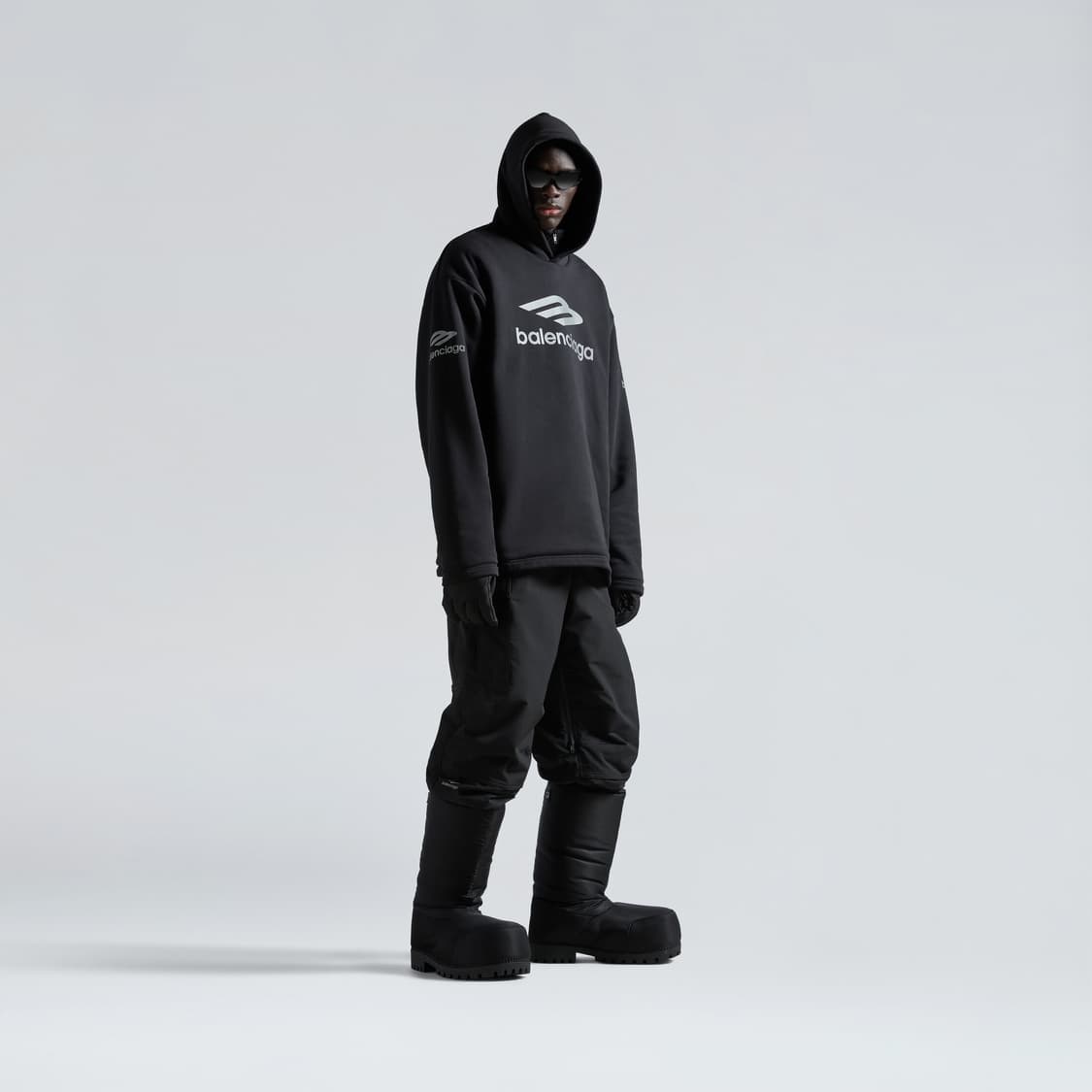 발렌시아가 스키웨어 알래스카 나일론 하이 부츠 블랙 41-42사이즈 상품이미지8