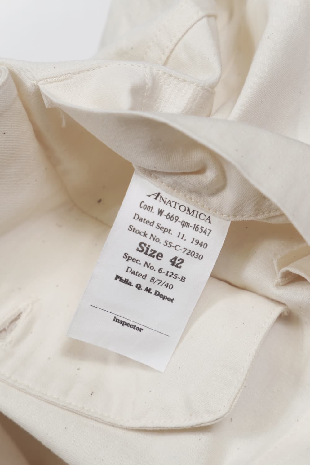 아나토미카 US Army 1940 데님 커버올 자켓 상품이미지6