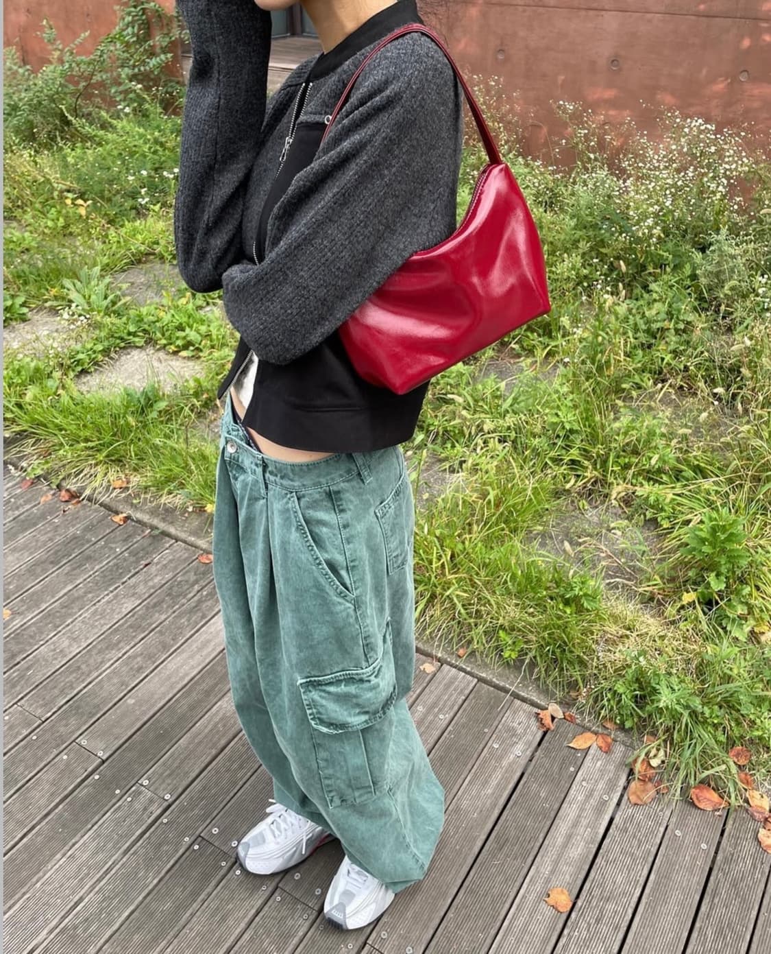 모래하우스 바이커 자켓 biker mix jacket 상품이미지4