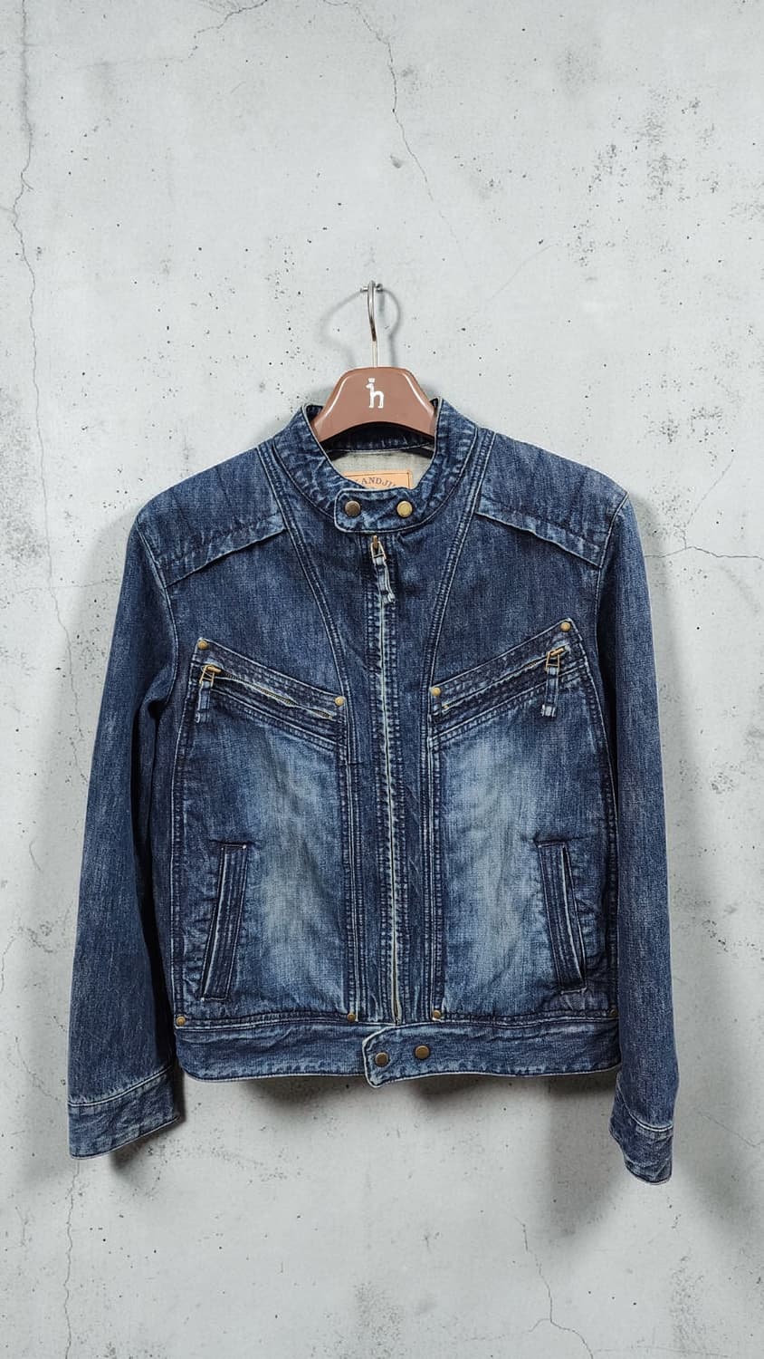 JACKANDJILL 데님 라이더 자켓 상품이미지1