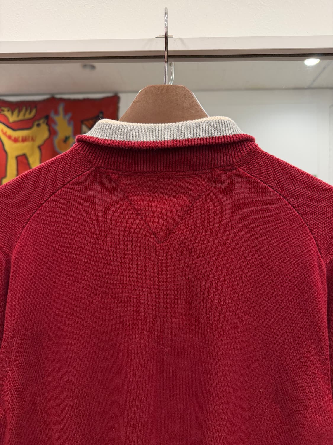 Tommy Hilfiger 타미힐피거 하프넥 쿼터 집업 니트 상품이미지7