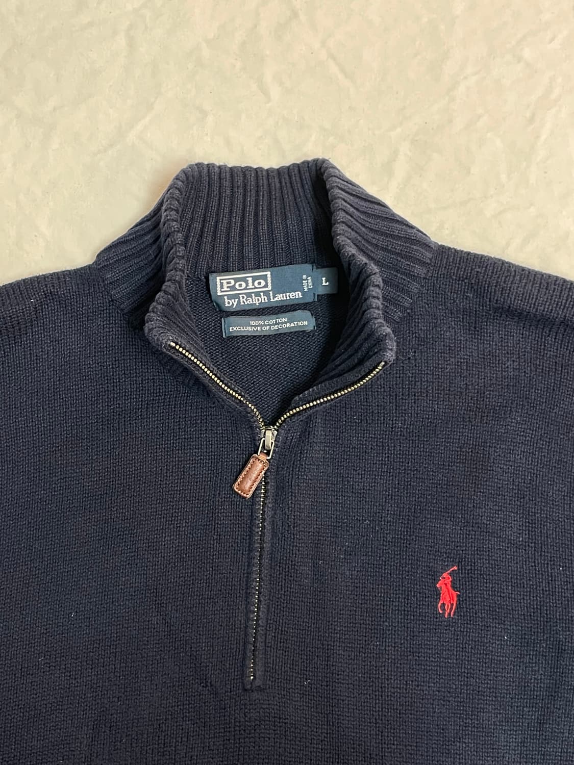 폴로 하프집업 니트 상품이미지5