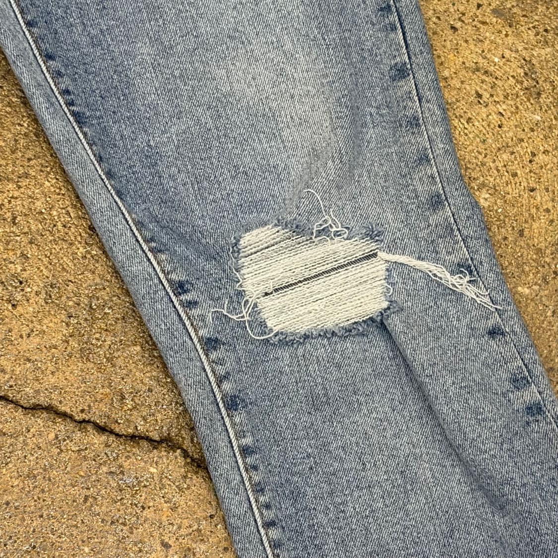 USA 빈티지 리바이스 웻지스트레이트 여성 스판 청바지 상품이미지4