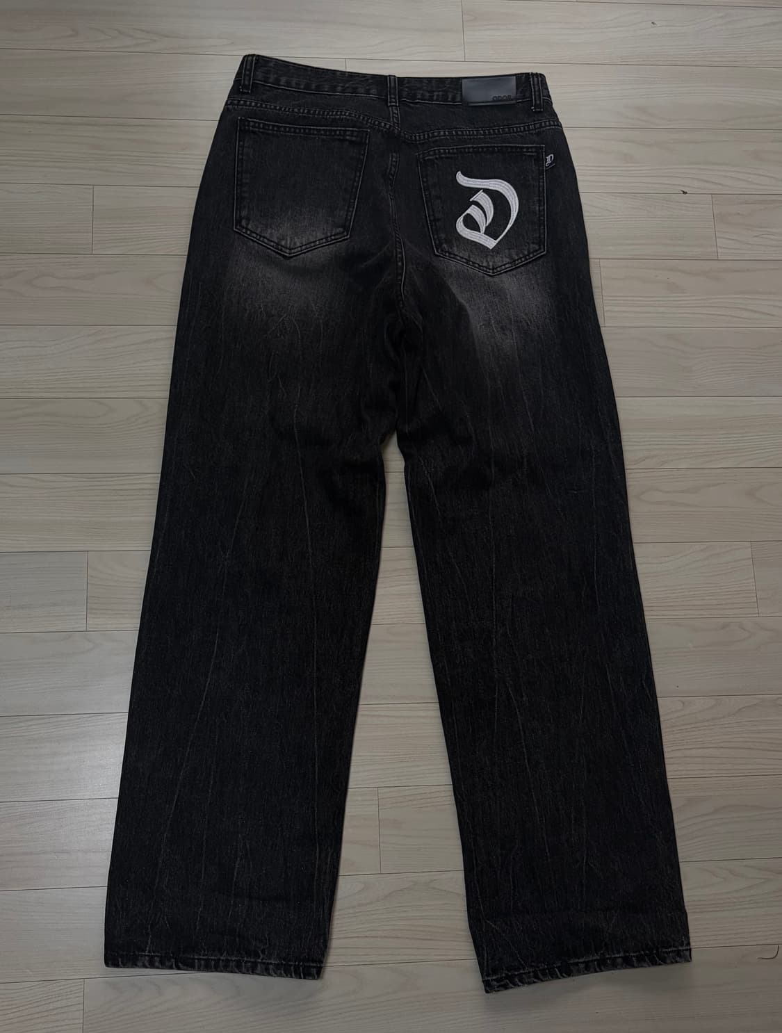 오도어 odor Nas raw wide denim in black 상품이미지4