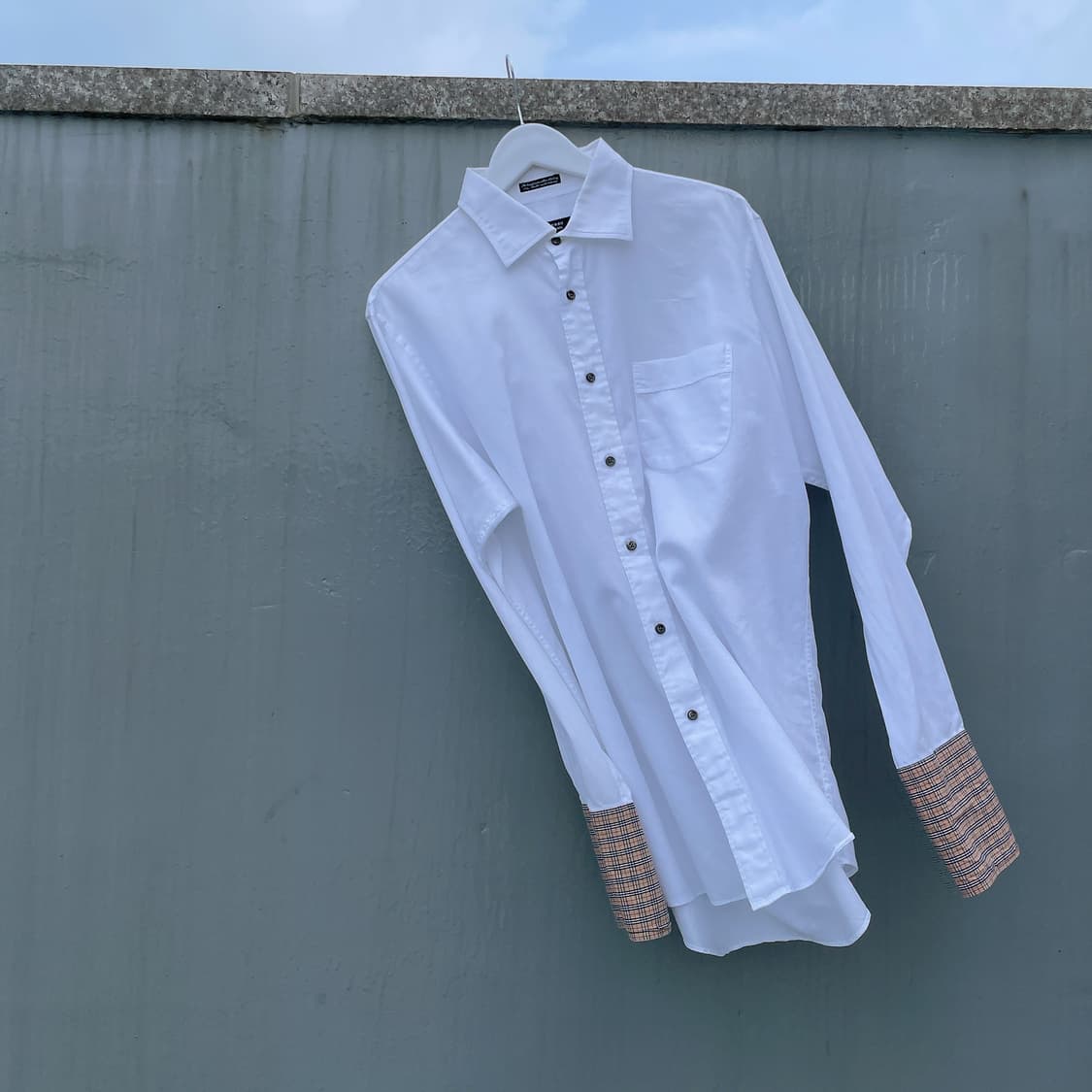 버버리 노바체크 소매포인트 셔츠 상품이미지3