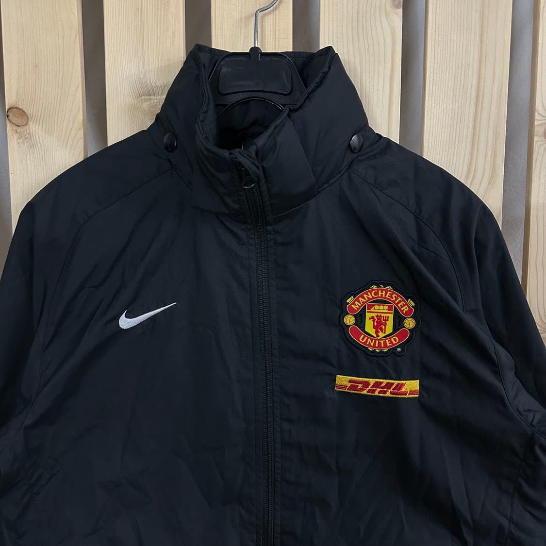 (L) 나이키 맨유 맨체스터 유나이티드 스톰핏 블랙 바람막이 자켓 상품이미지3