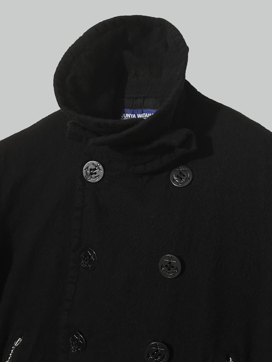 준야 와타나베 07aw 축융 울 피코트 상품이미지3