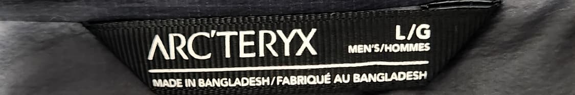 아크테릭스 후드 패딩 자켓 그레이 L (100-105) 상품이미지5