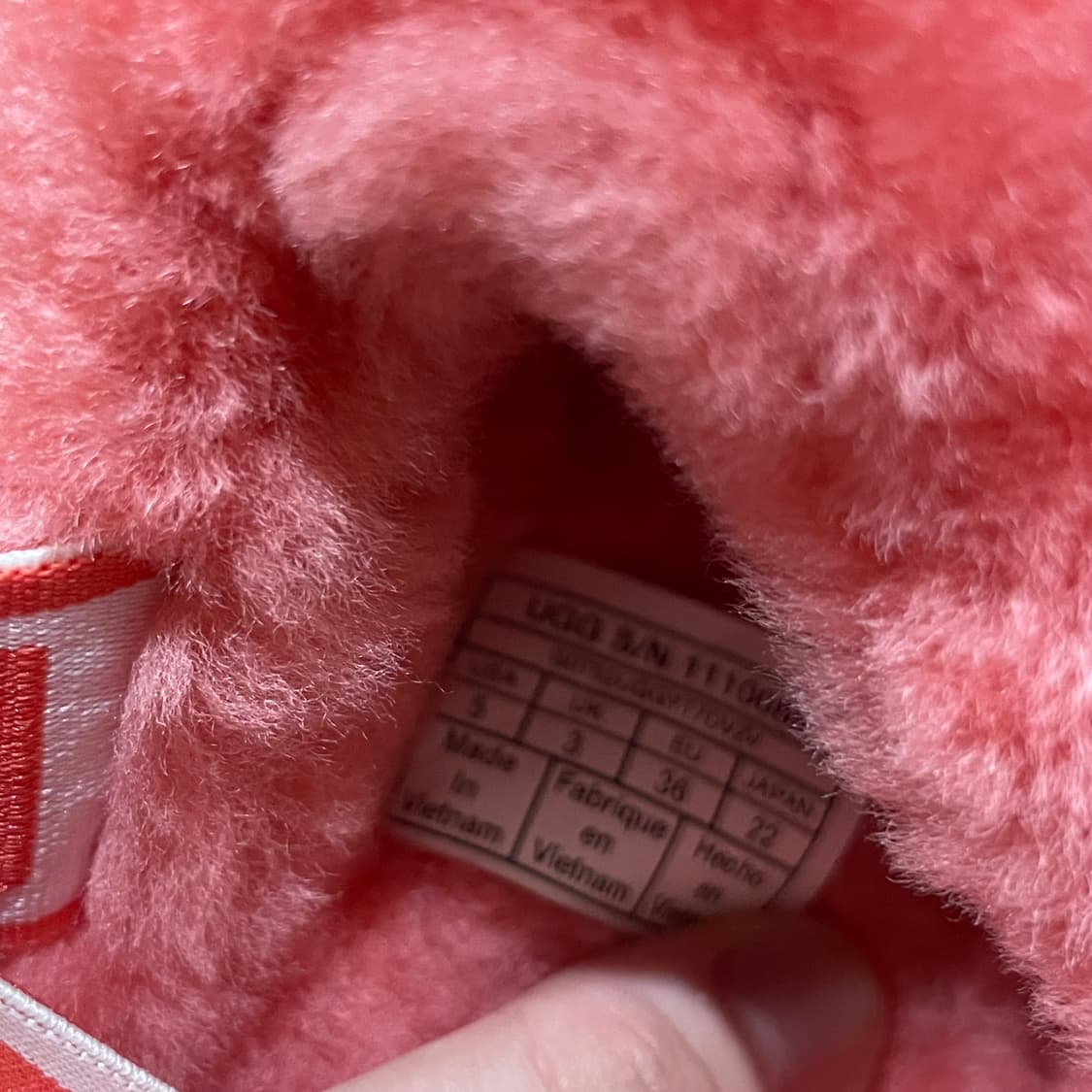 UGG 어그 양털 슬리퍼 220 상품이미지8