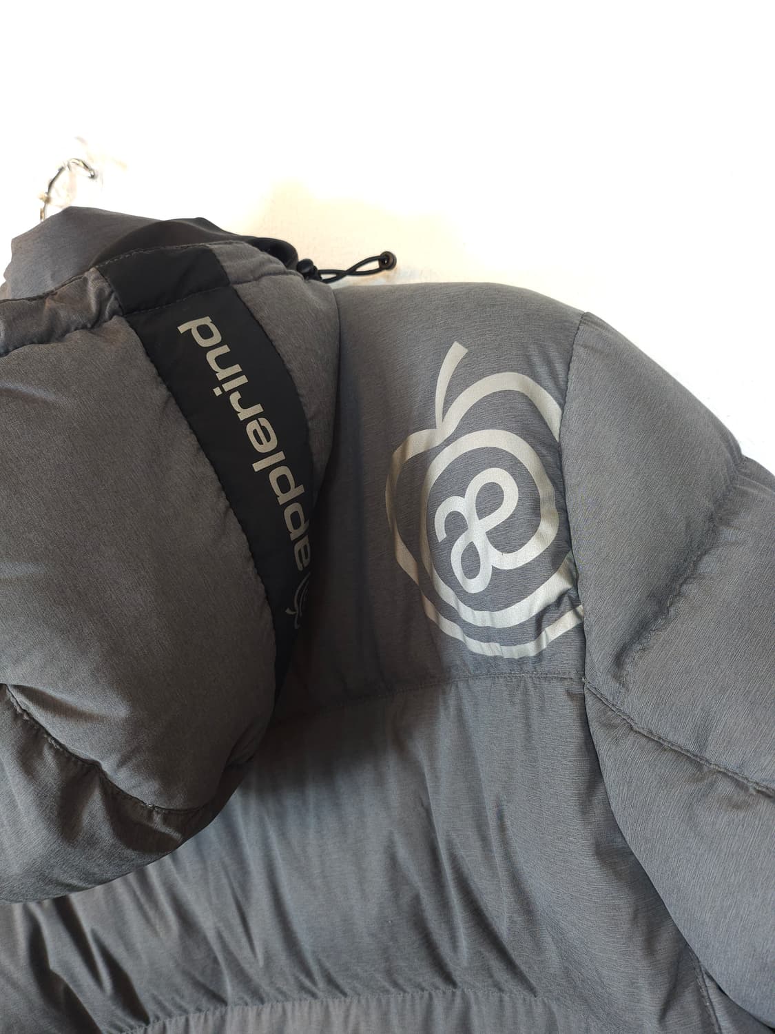 애플라인드 그레이 롱다운패딩 90 S 상품이미지7