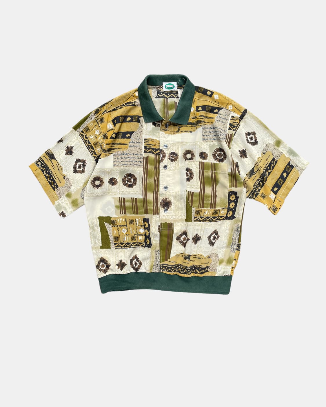 90s poly pattern summer knit 상품이미지1