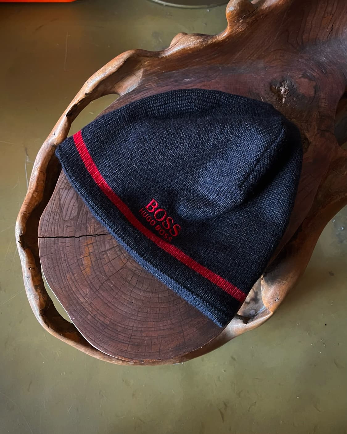 HUGO BOSS Red Line Knit Short Beanie 상품이미지4