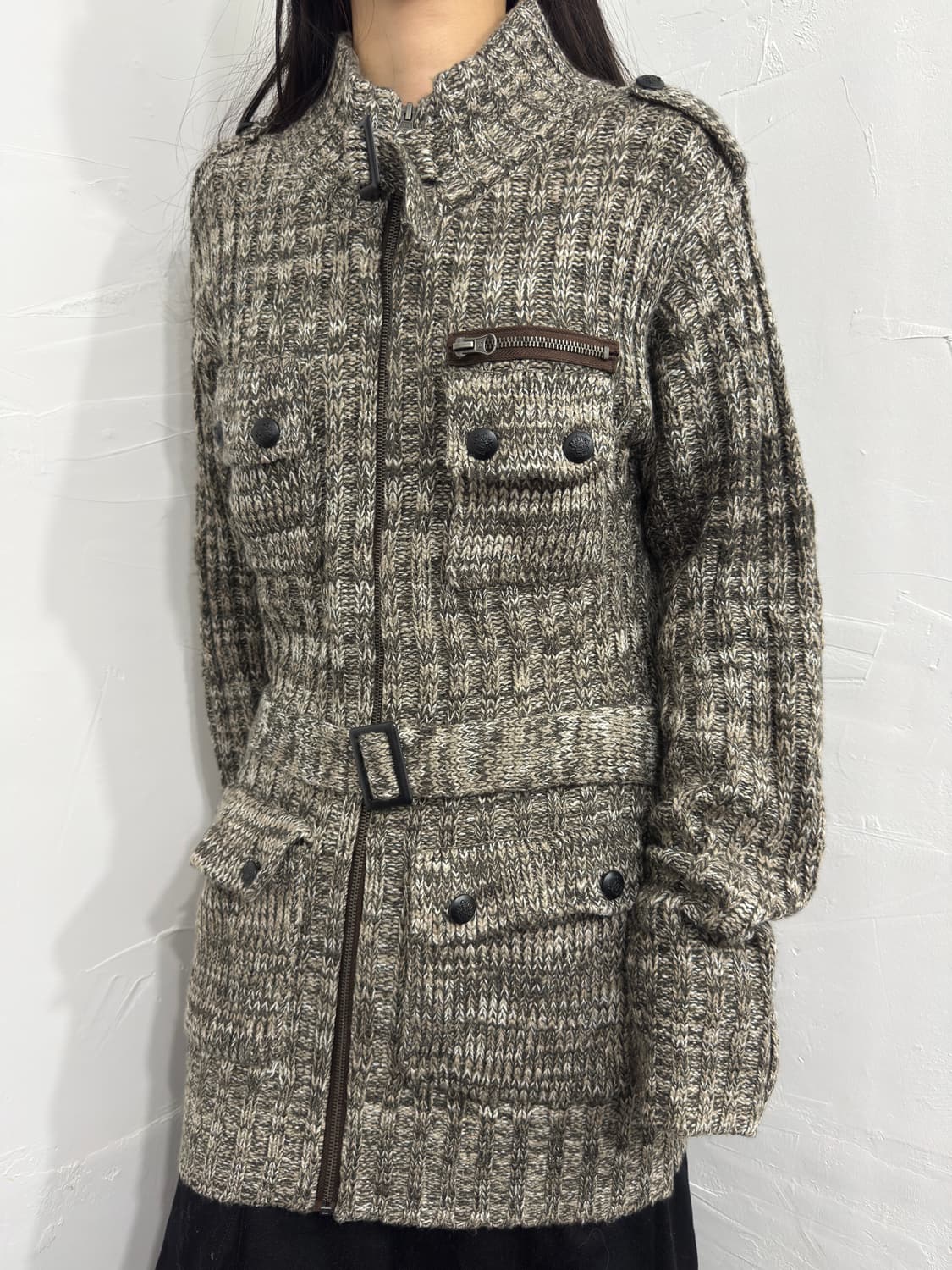 pocket knit zipup 상품이미지2